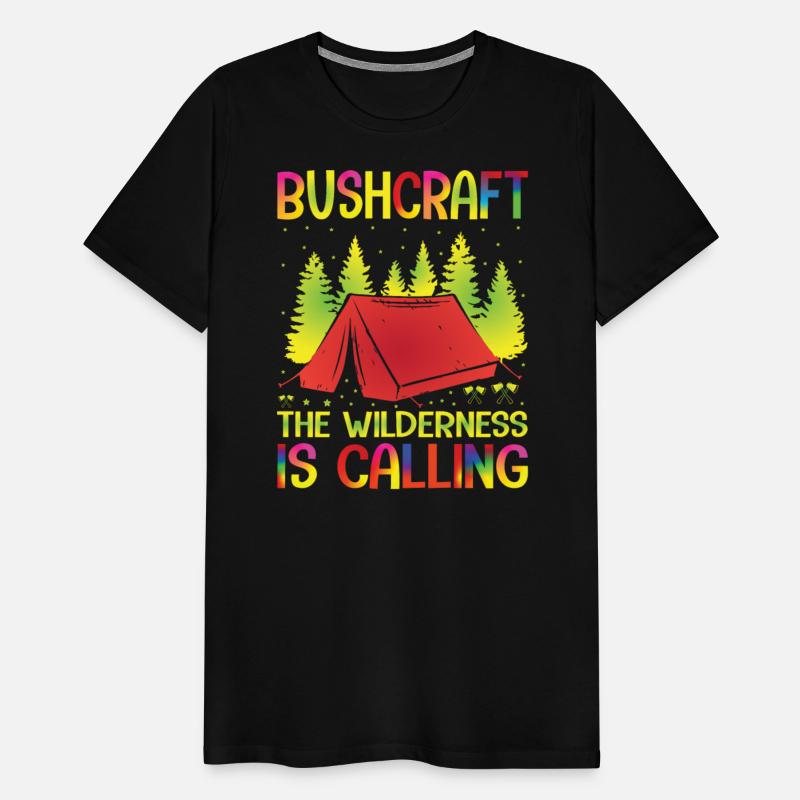 Bushcraft the Wilderness is Calling T Shirt