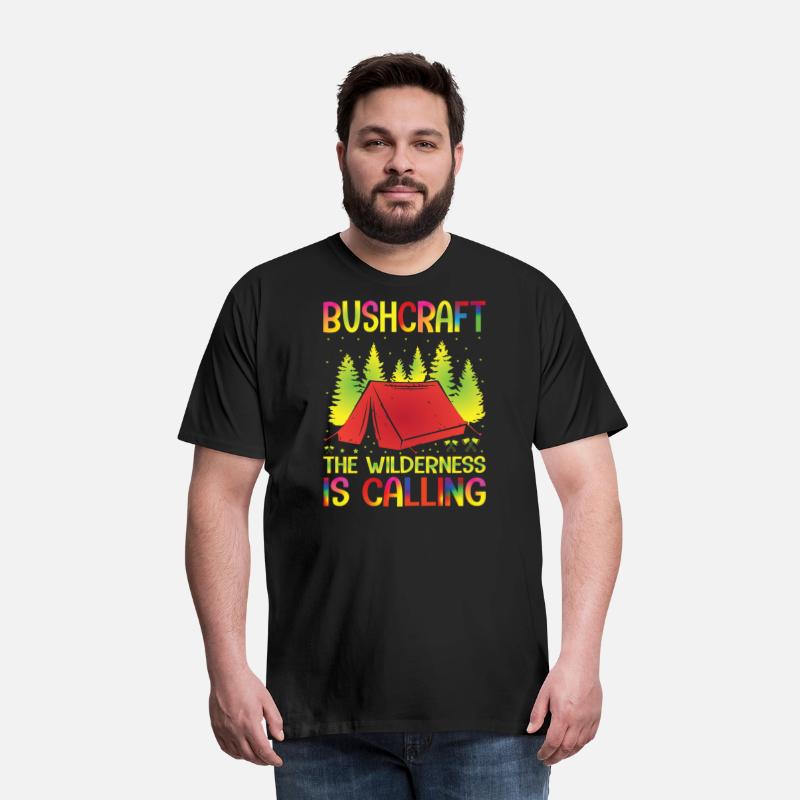 Bushcraft the Wilderness is Calling T Shirt