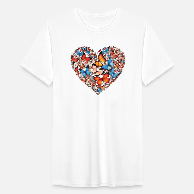 Butterfly Heart Design Love and Nature Combined
