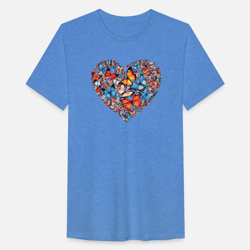 Butterfly Heart Design Love and Nature Combined
