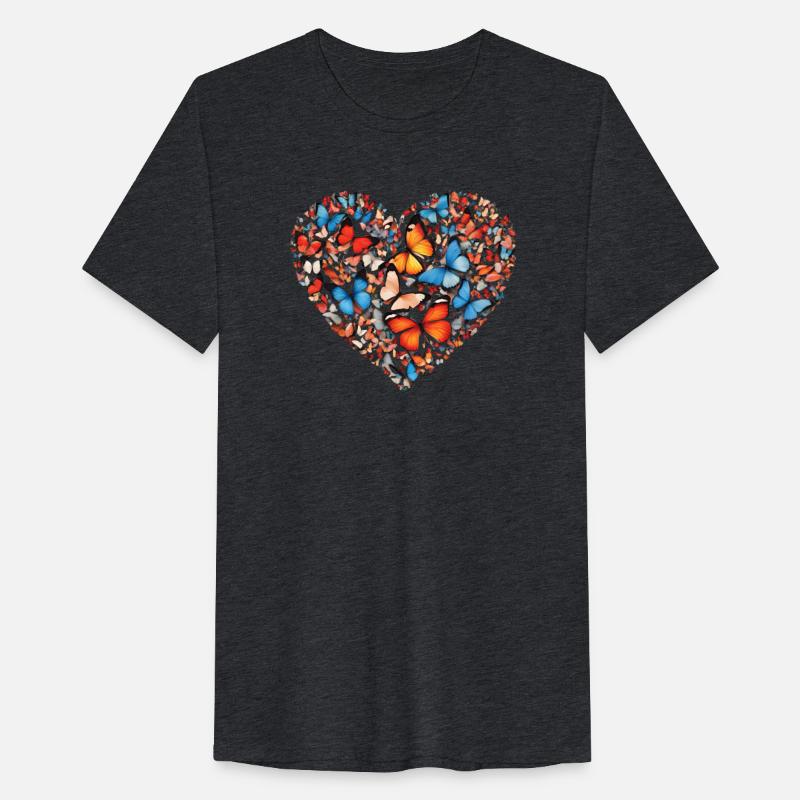 Butterfly Heart Design Love and Nature Combined