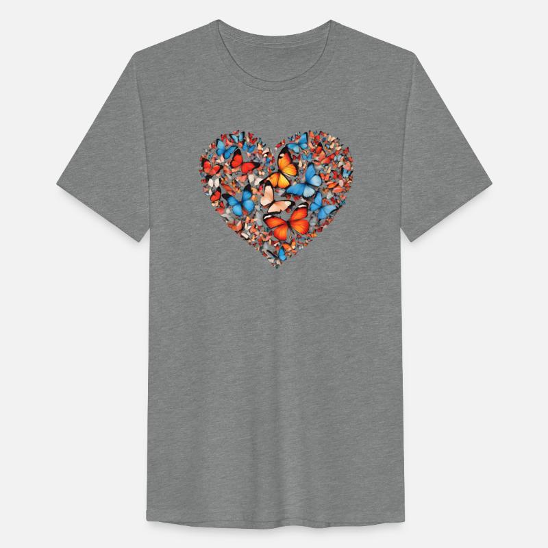 Butterfly Heart Design Love and Nature Combined