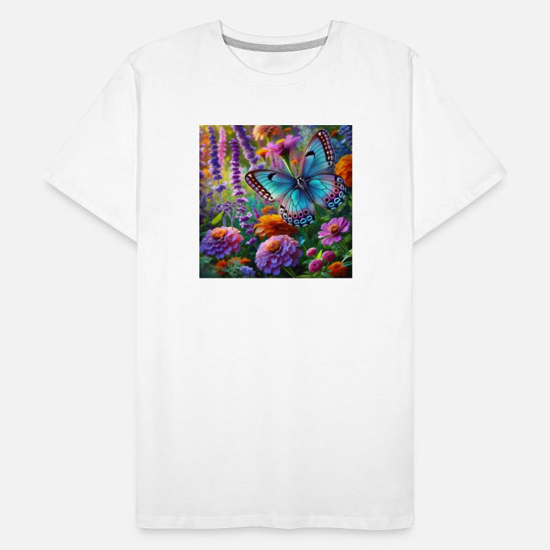 Butterfly with Flowers
