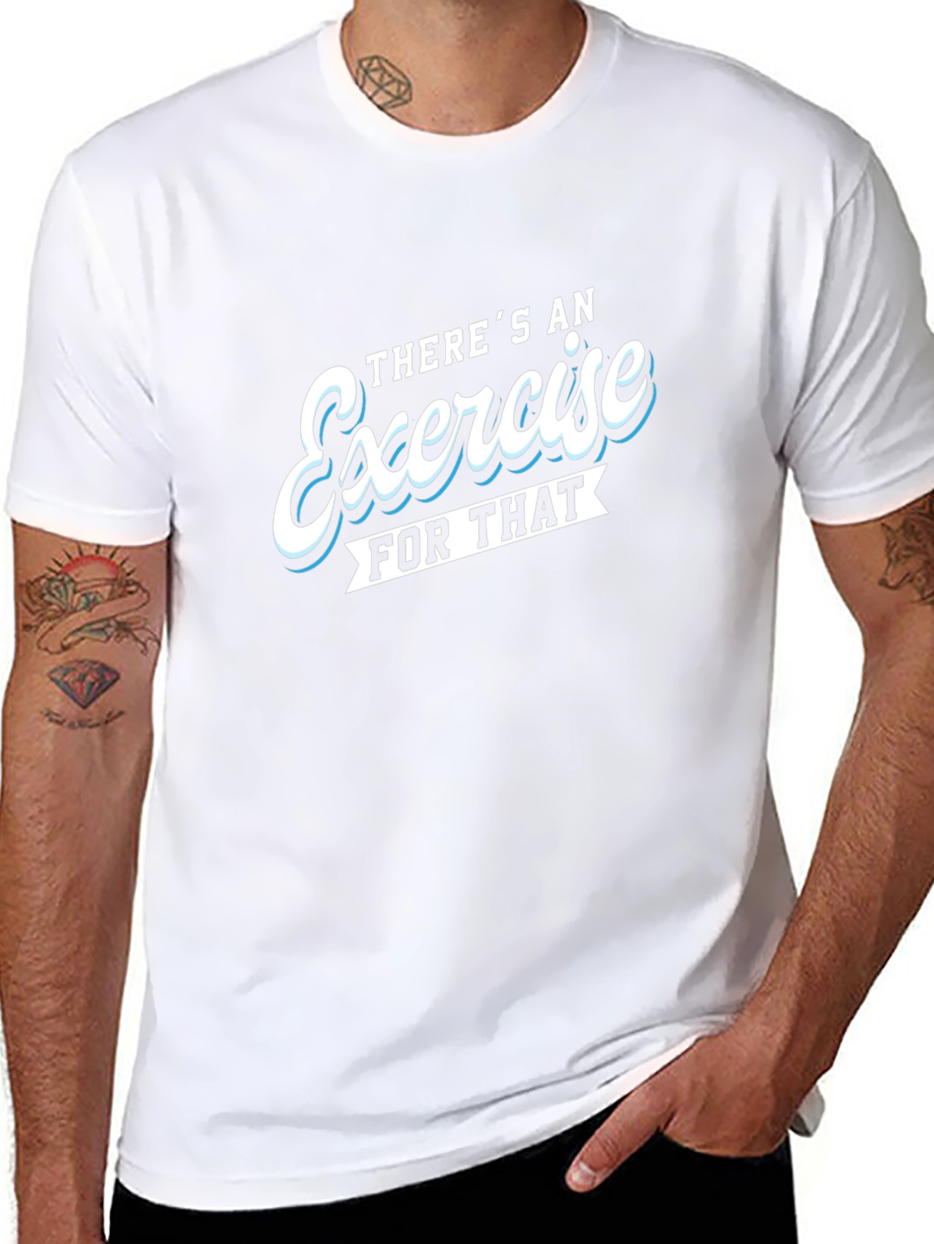 Exercise Motivation Black T-Shirt