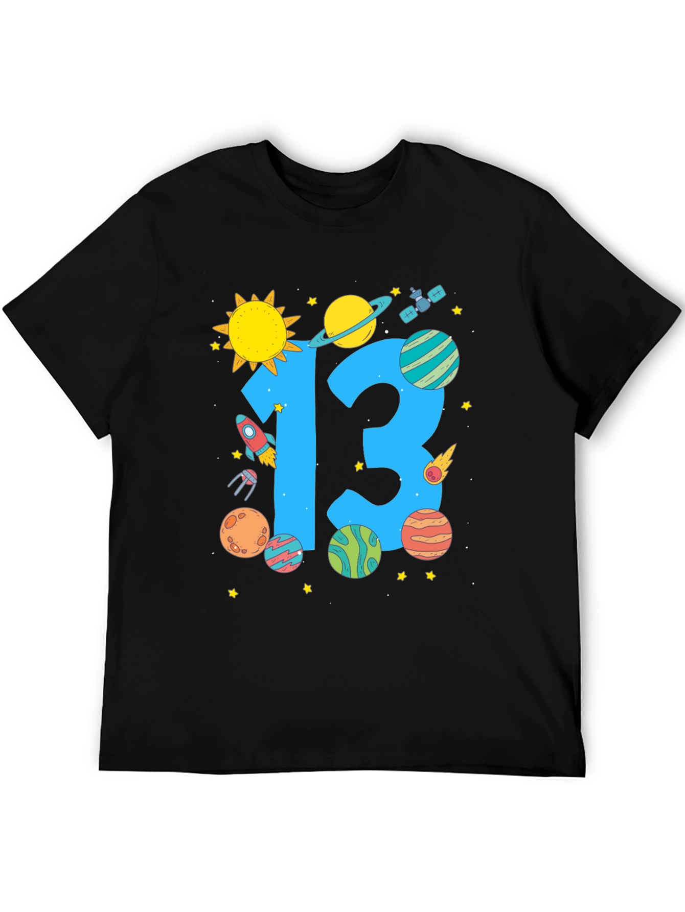 Space 13th Birthday T-Shirt