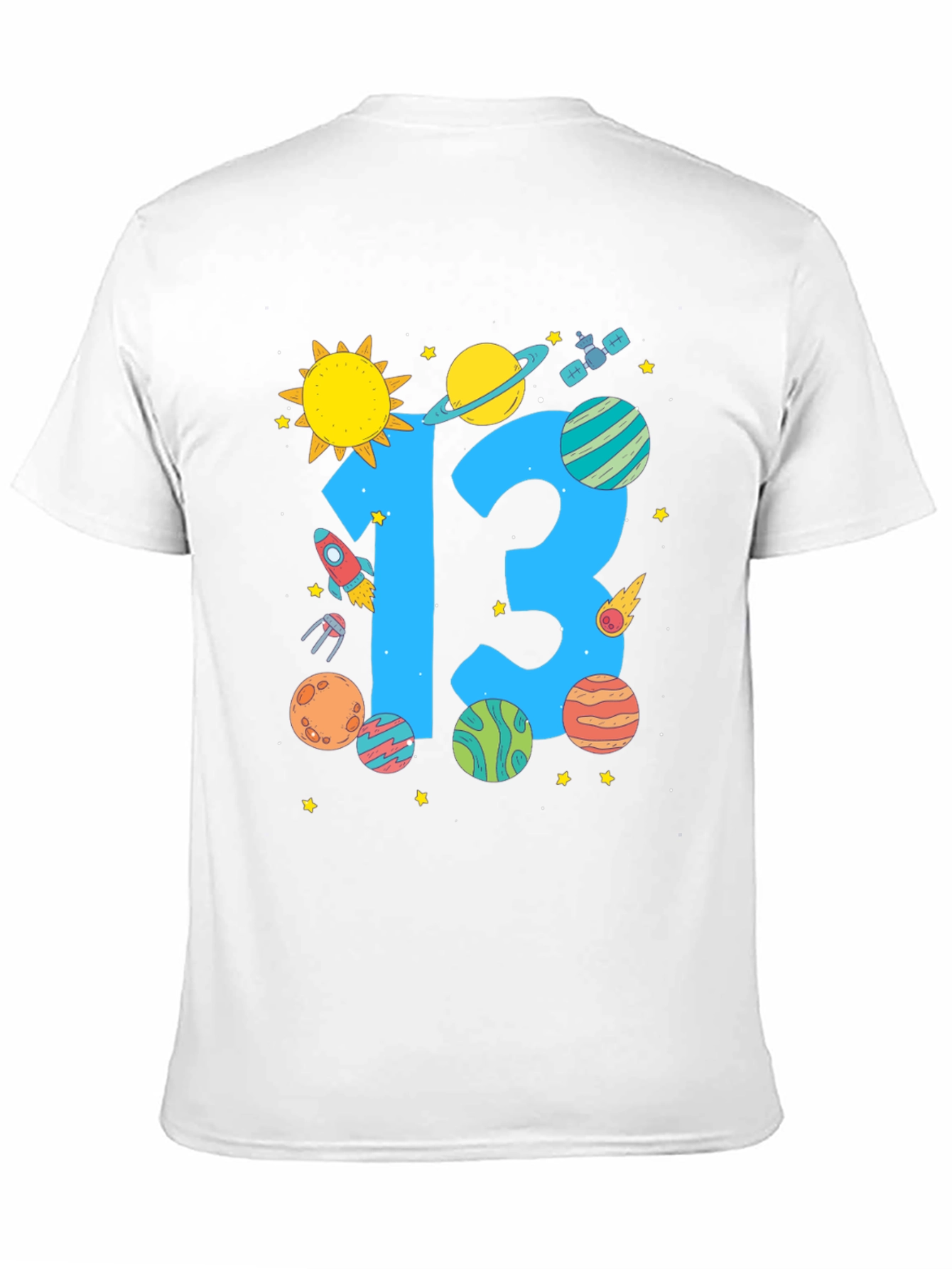 Space 13th Birthday T-Shirt