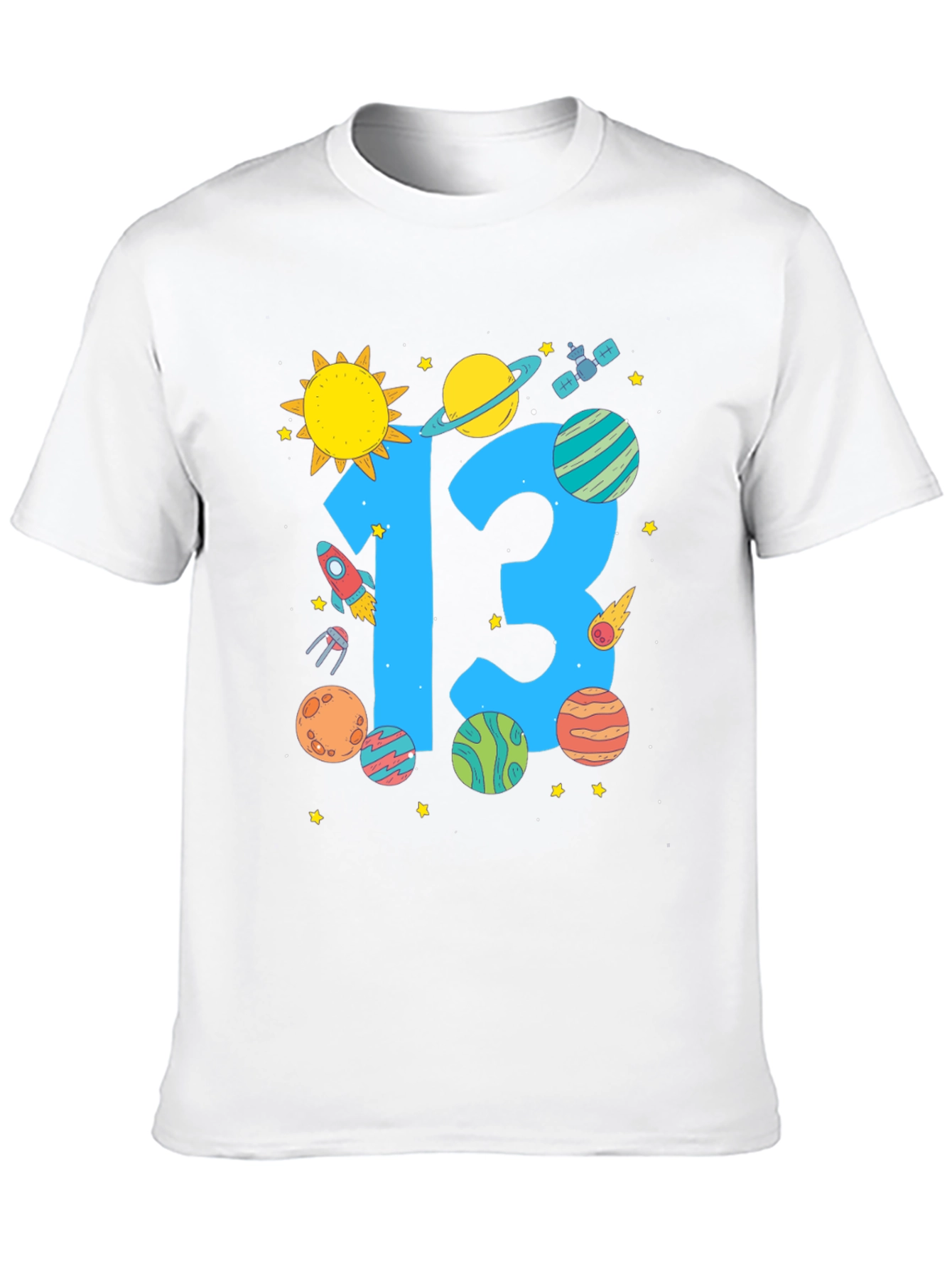 Space 13th Birthday T-Shirt
