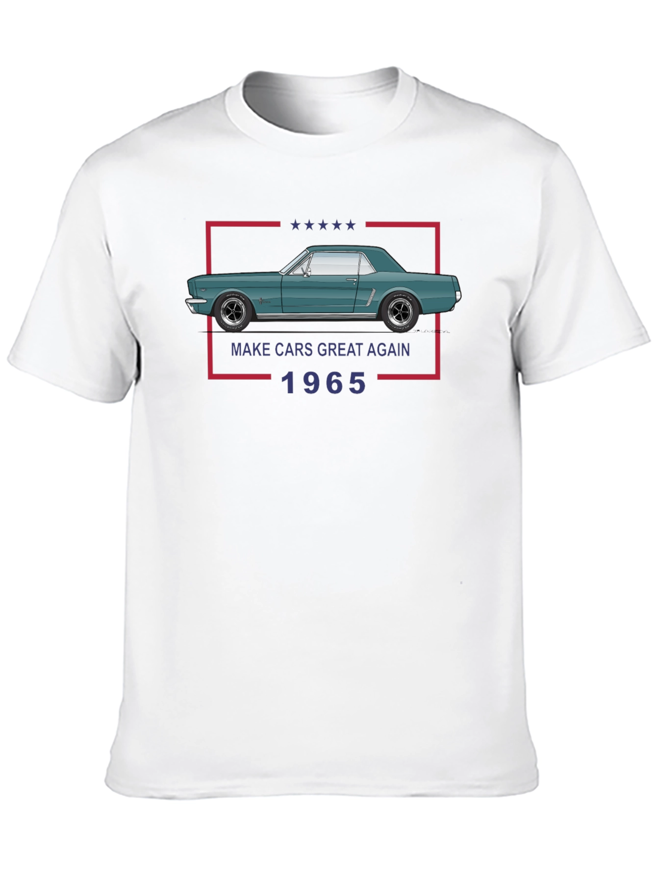 1965 Mustang T-Shirt - Make Cars Great Again