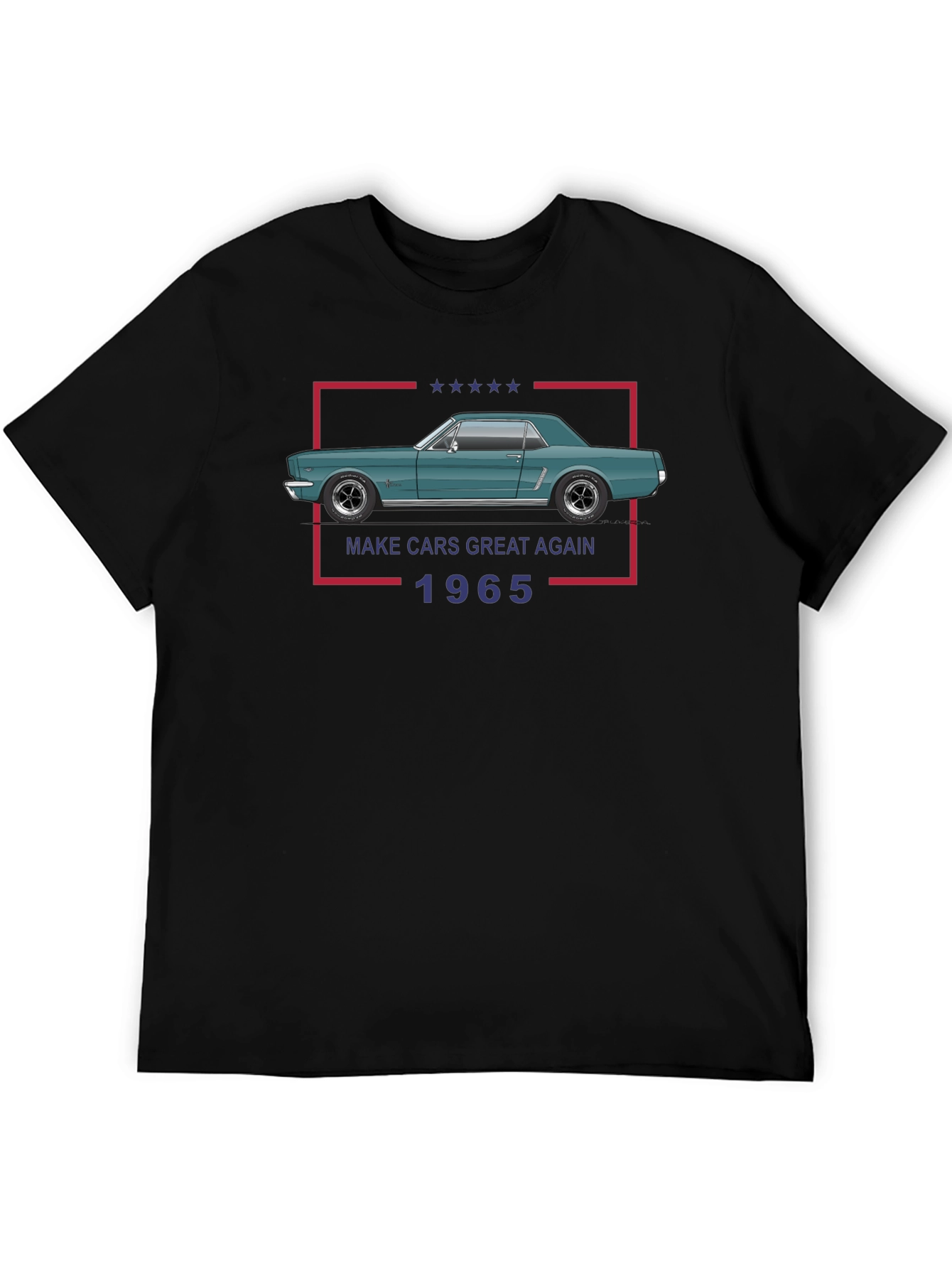 1965 Mustang T-Shirt - Make Cars Great Again