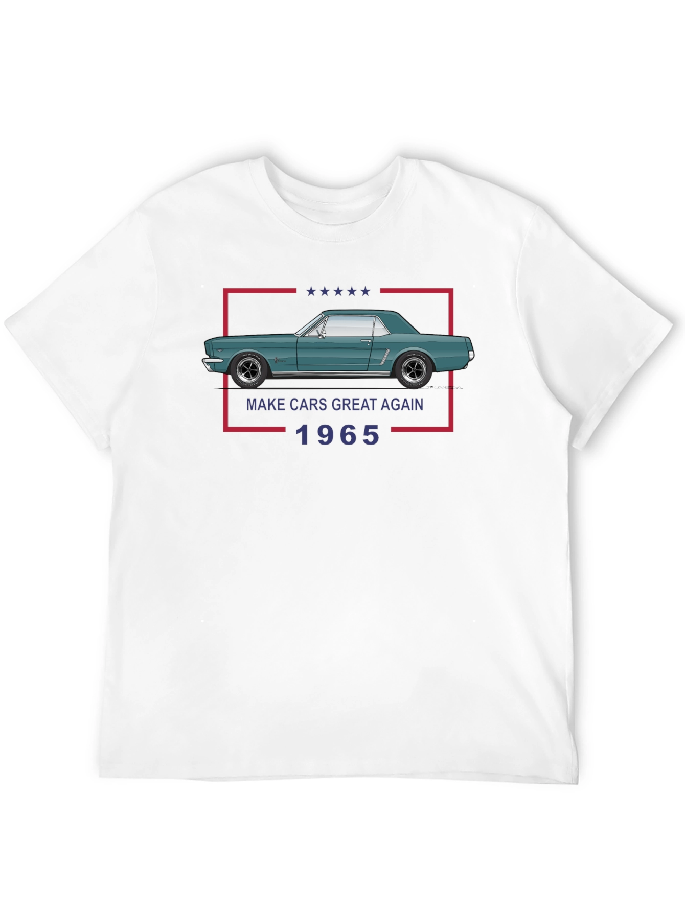 1965 Mustang T-Shirt - Make Cars Great Again