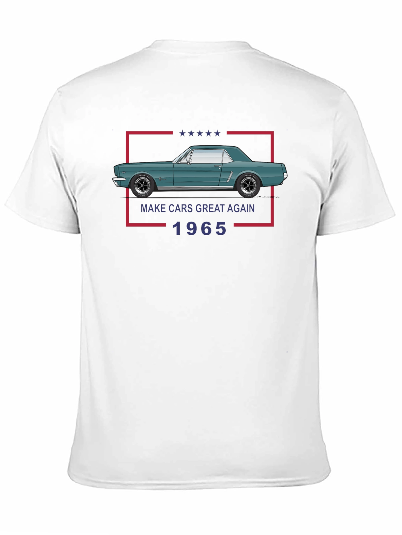 1965 Mustang T-Shirt - Make Cars Great Again