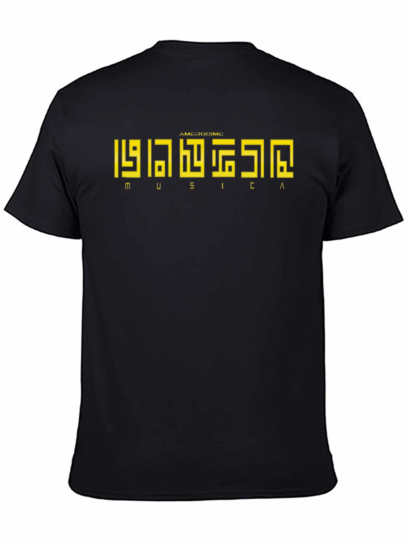 Geometric Music Graphic T-Shirt