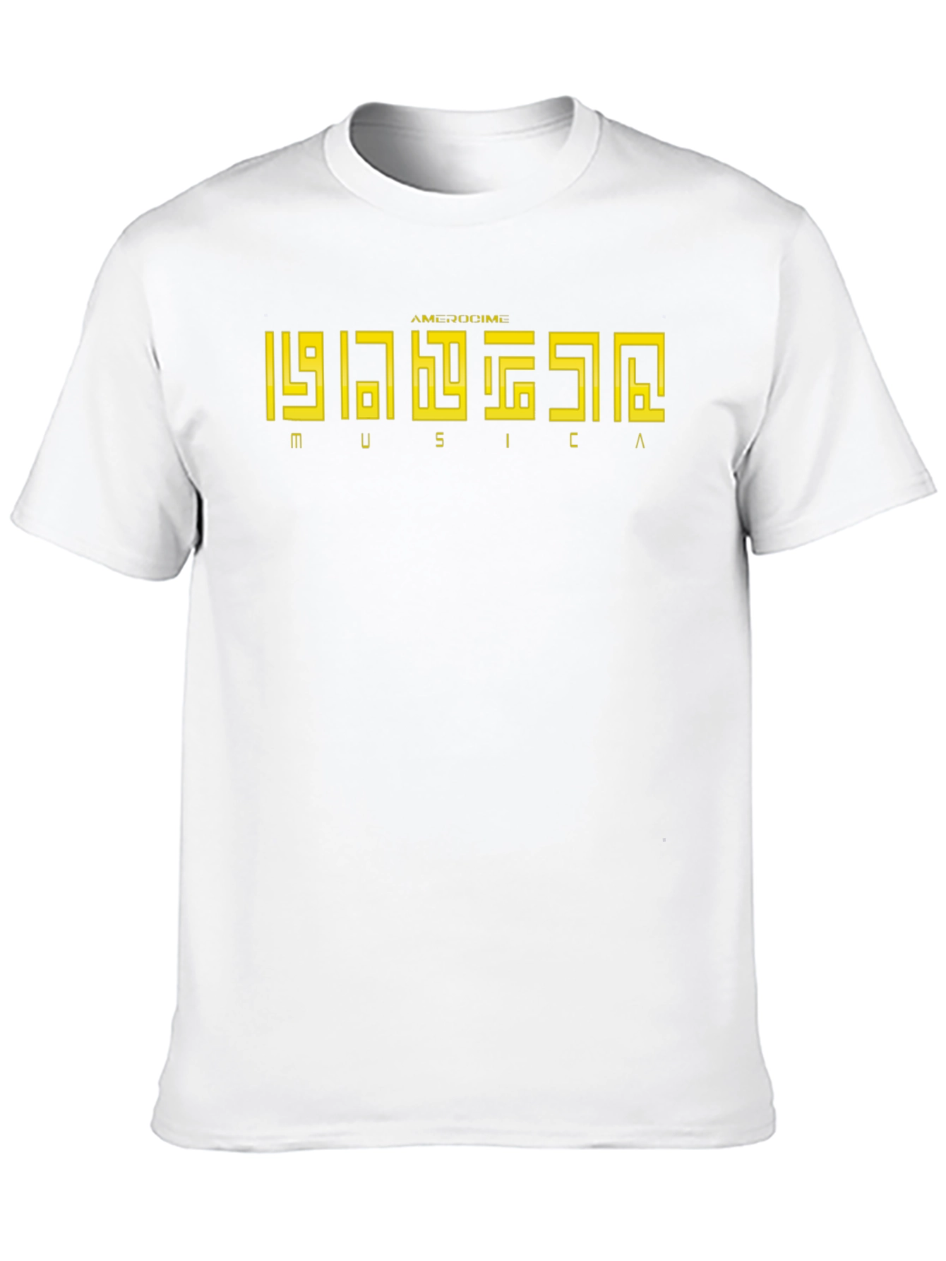 Geometric Music Graphic T-Shirt