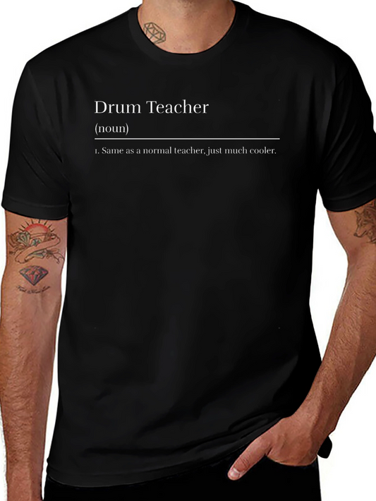 Funny Drum Teacher Definition T-Shirt