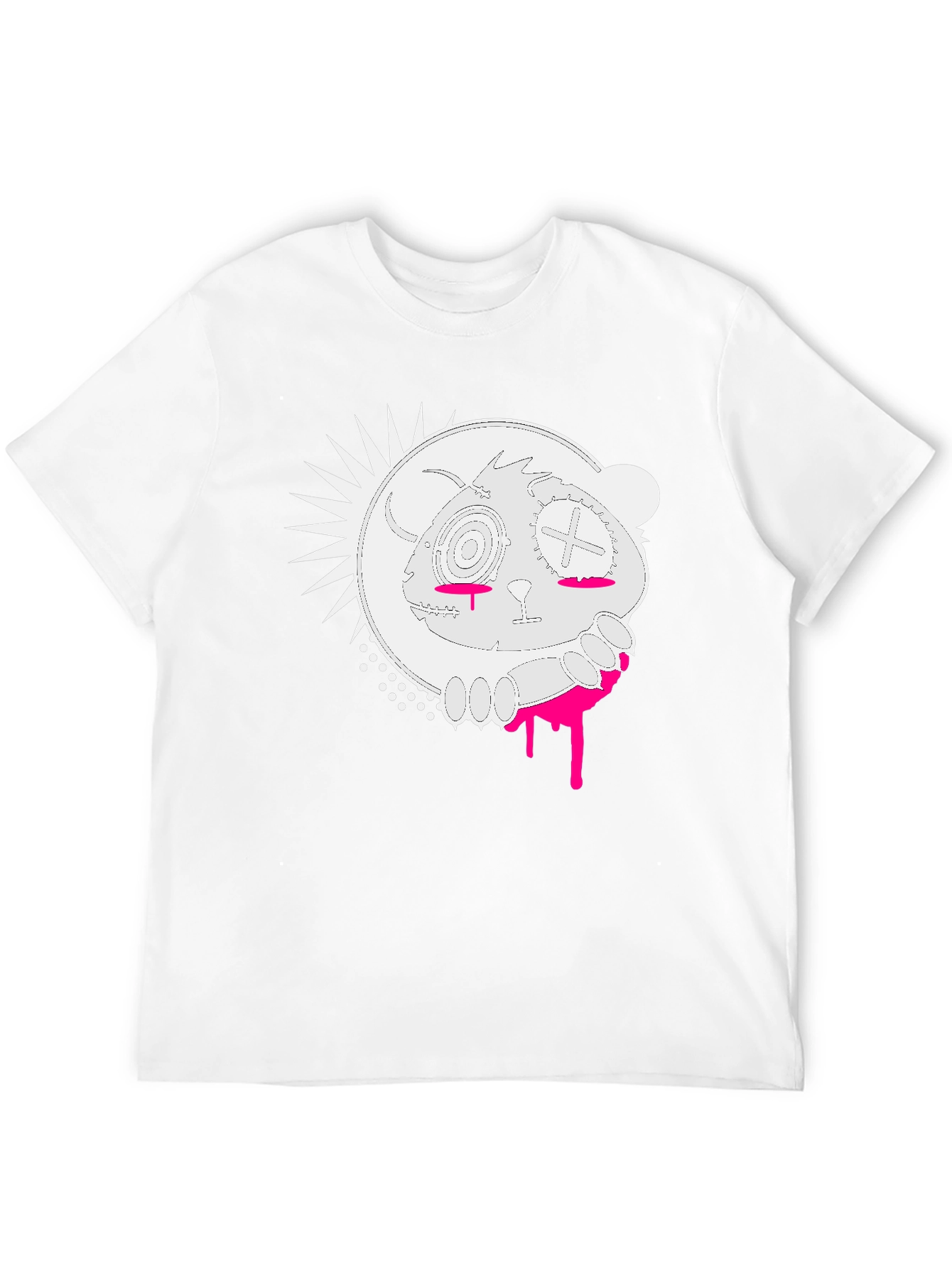 Graphic Tee - Cartoon Bear Drip