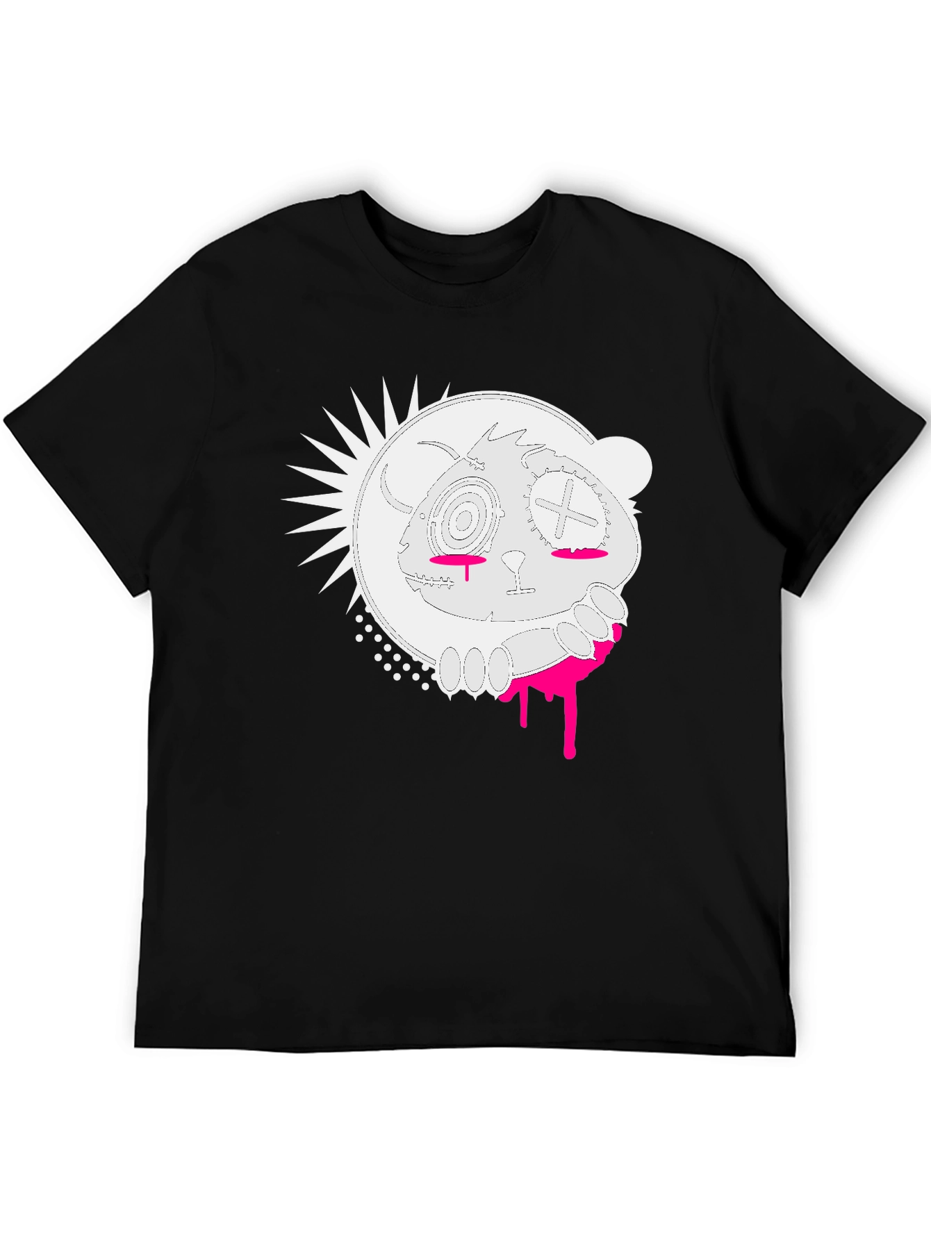 Graphic Tee - Cartoon Bear Drip