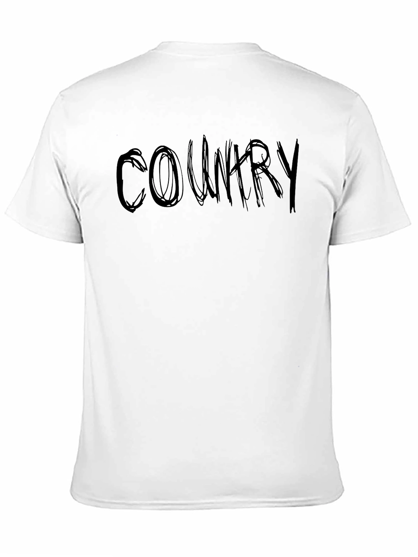 Country Graphic T-Shirt - Edgy Style