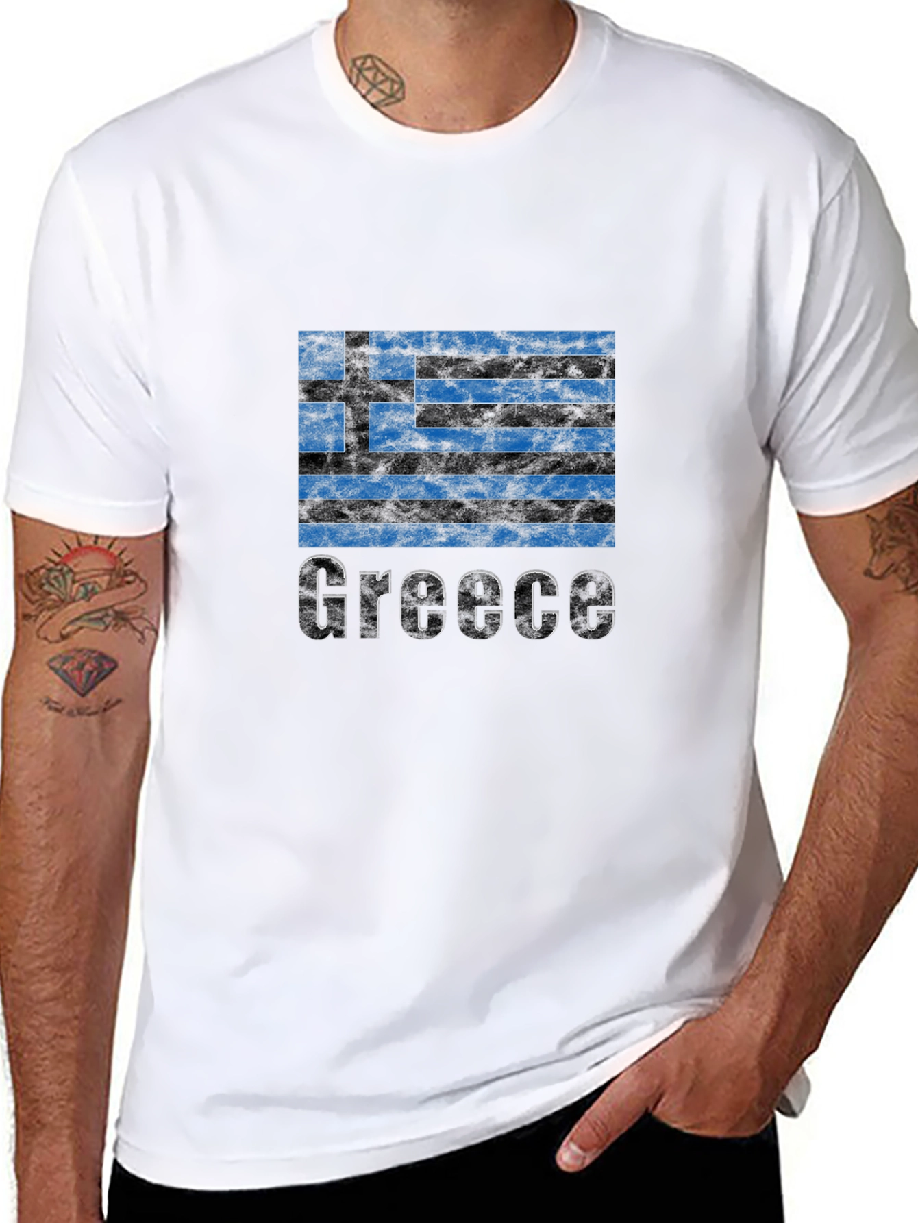 Greece Flag T-Shirt - Patriotic Pride