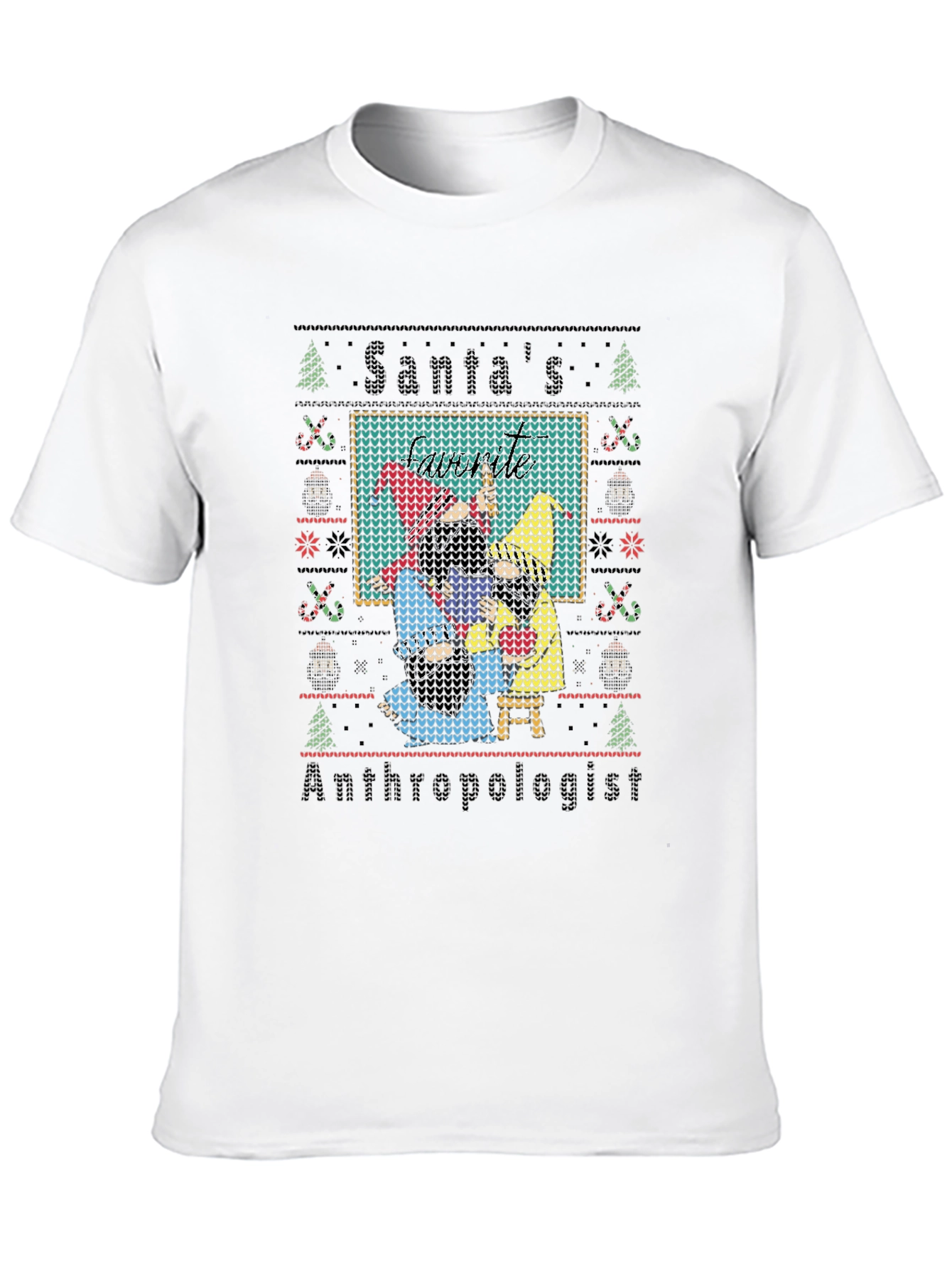 Santas Anthropologist Graphic Tee Holiday Style
