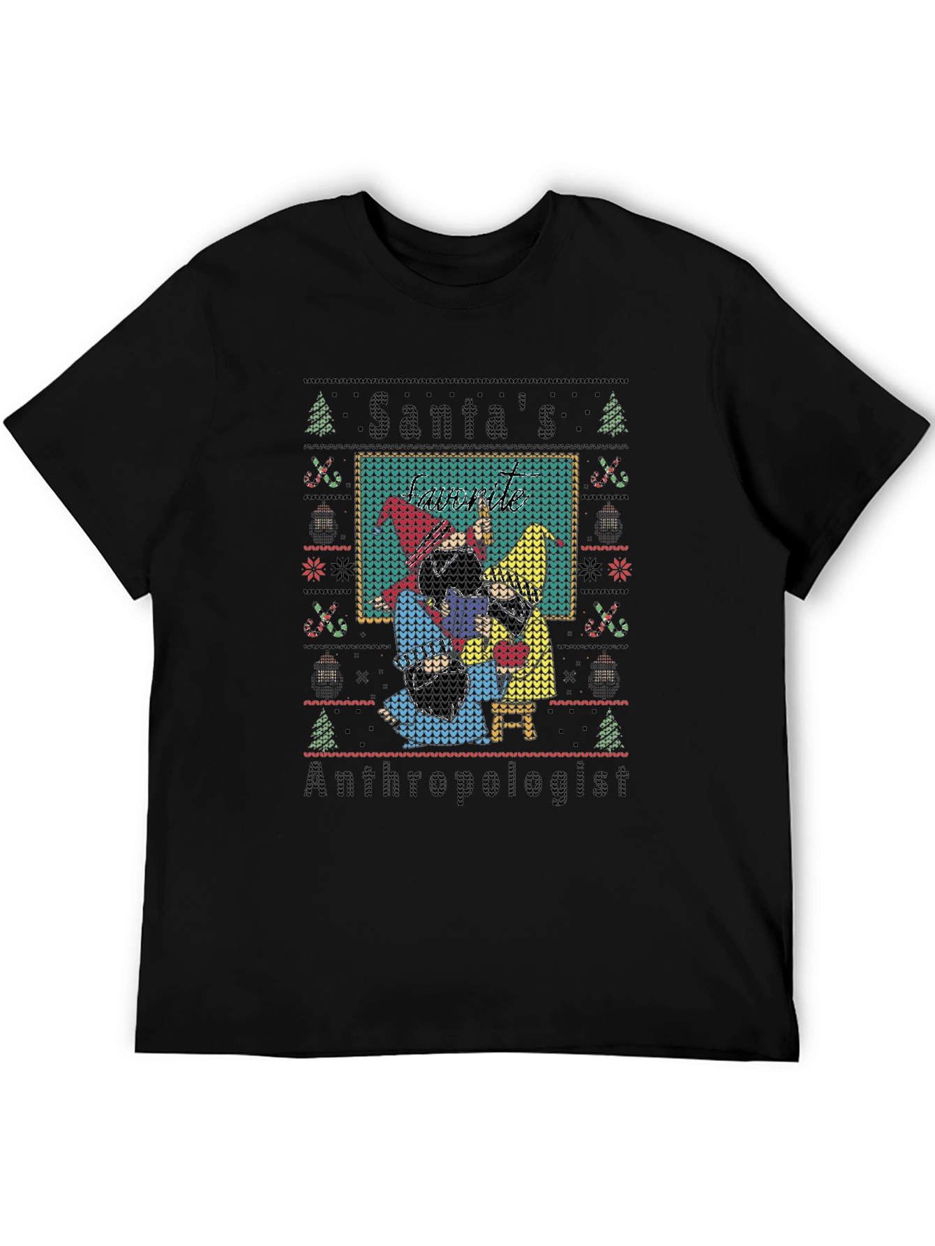 Santas Anthropologist Graphic Tee Holiday Style