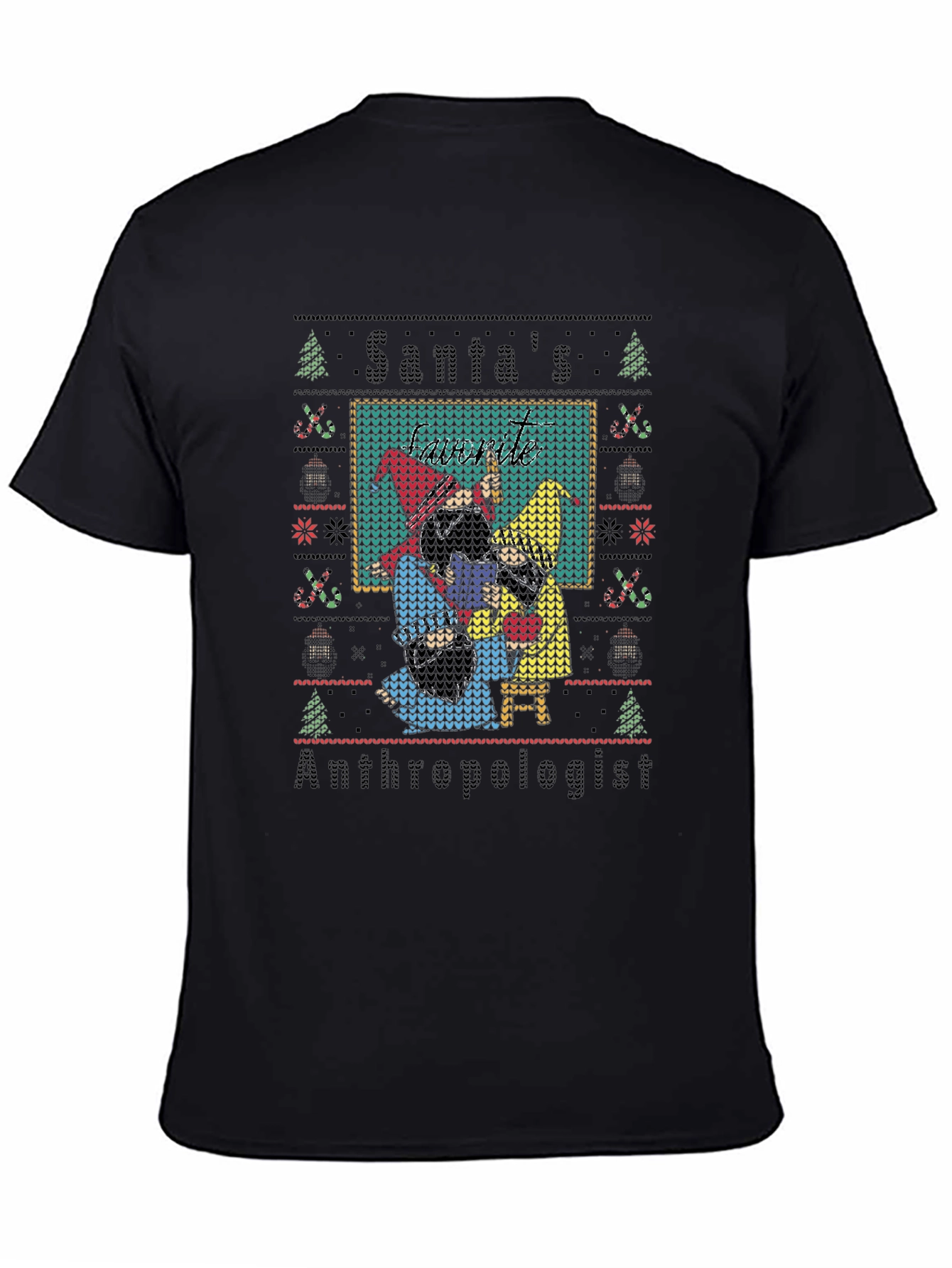 Santas Anthropologist Graphic Tee Holiday Style