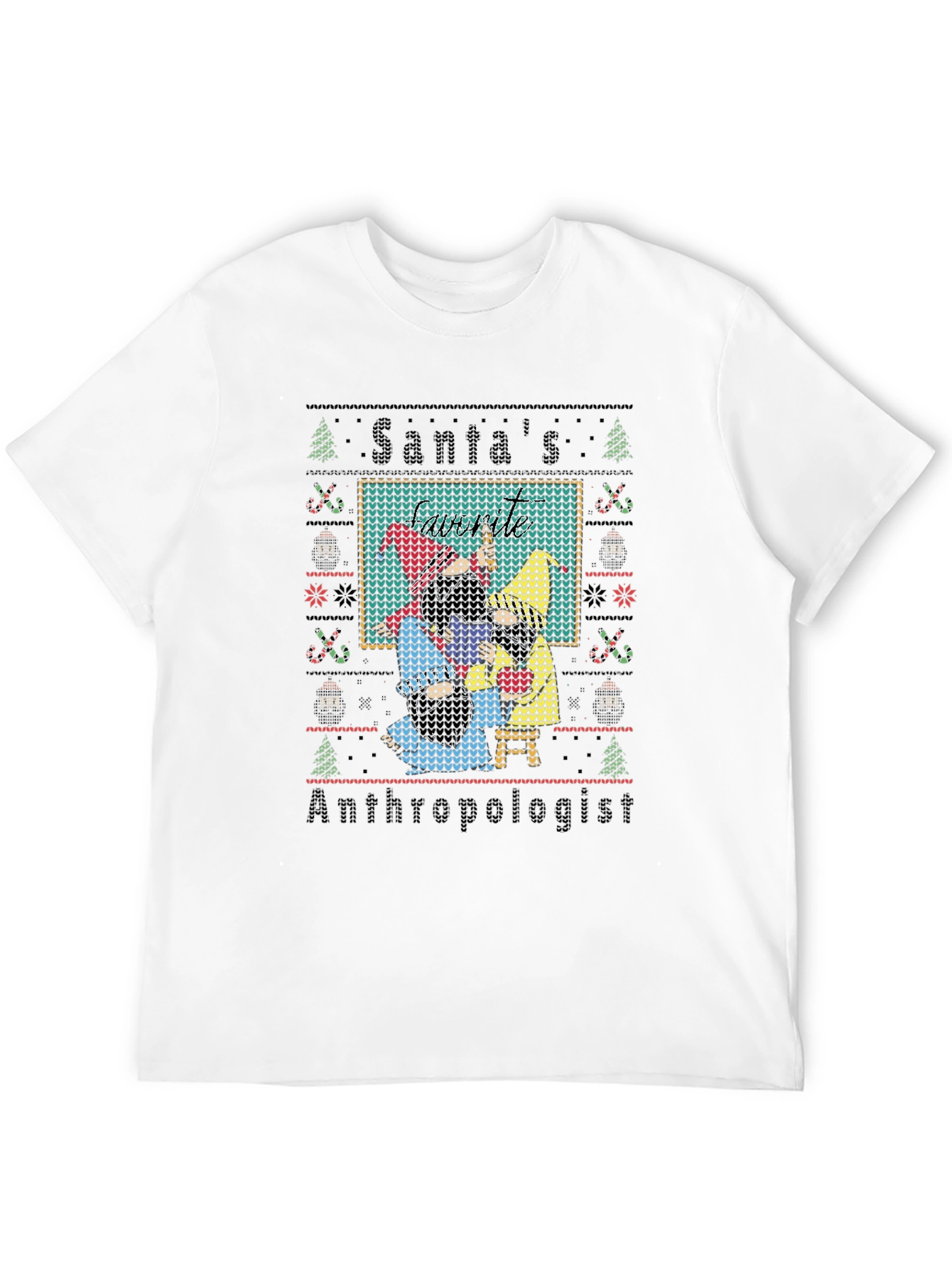 Santas Anthropologist Graphic Tee Holiday Style