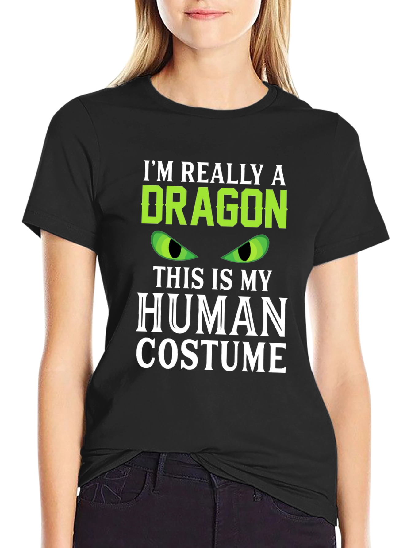 Im Really A Dragon Human Costume T-Shirt