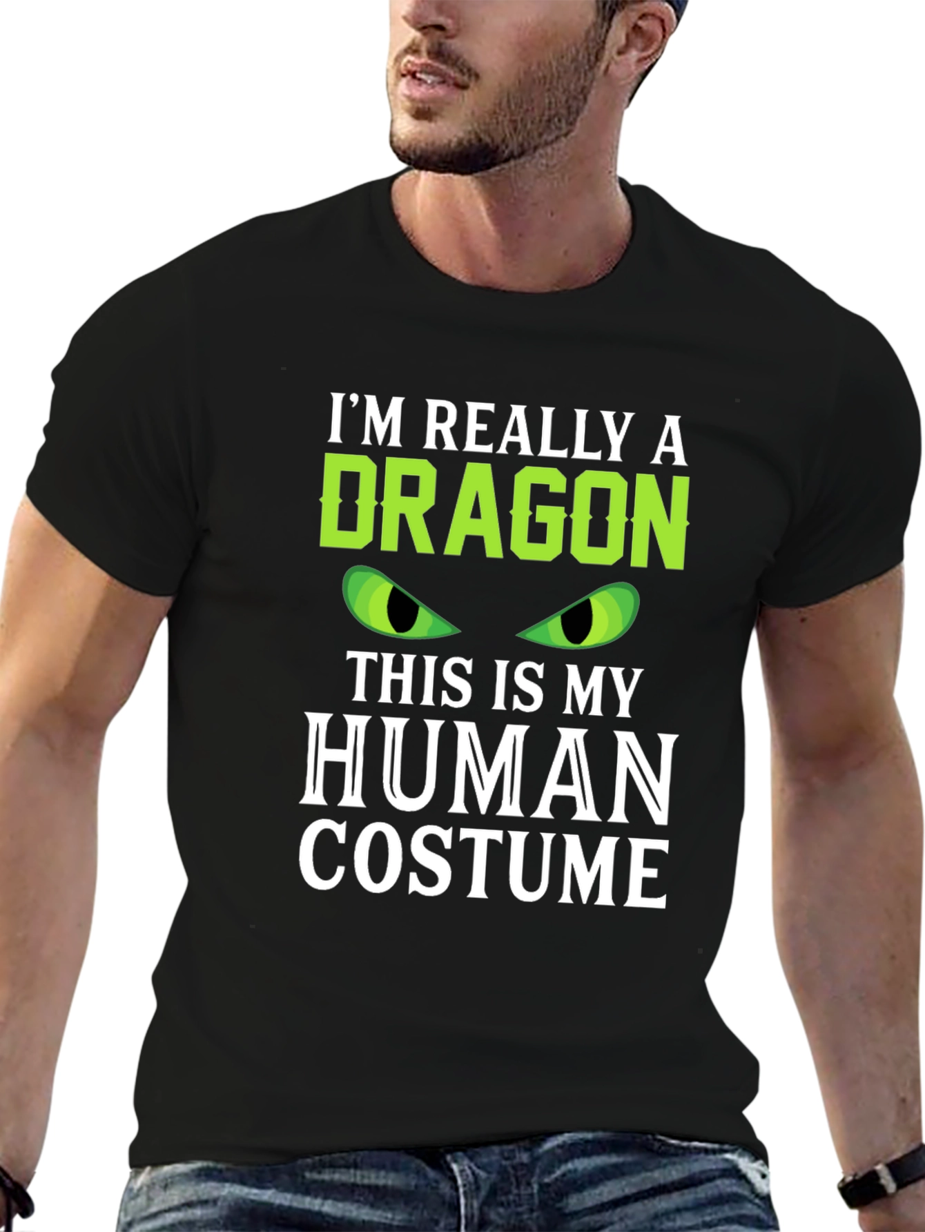Im Really A Dragon Human Costume T-Shirt