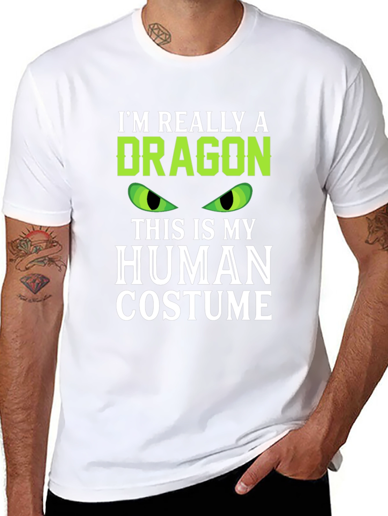 Im Really A Dragon Human Costume T-Shirt