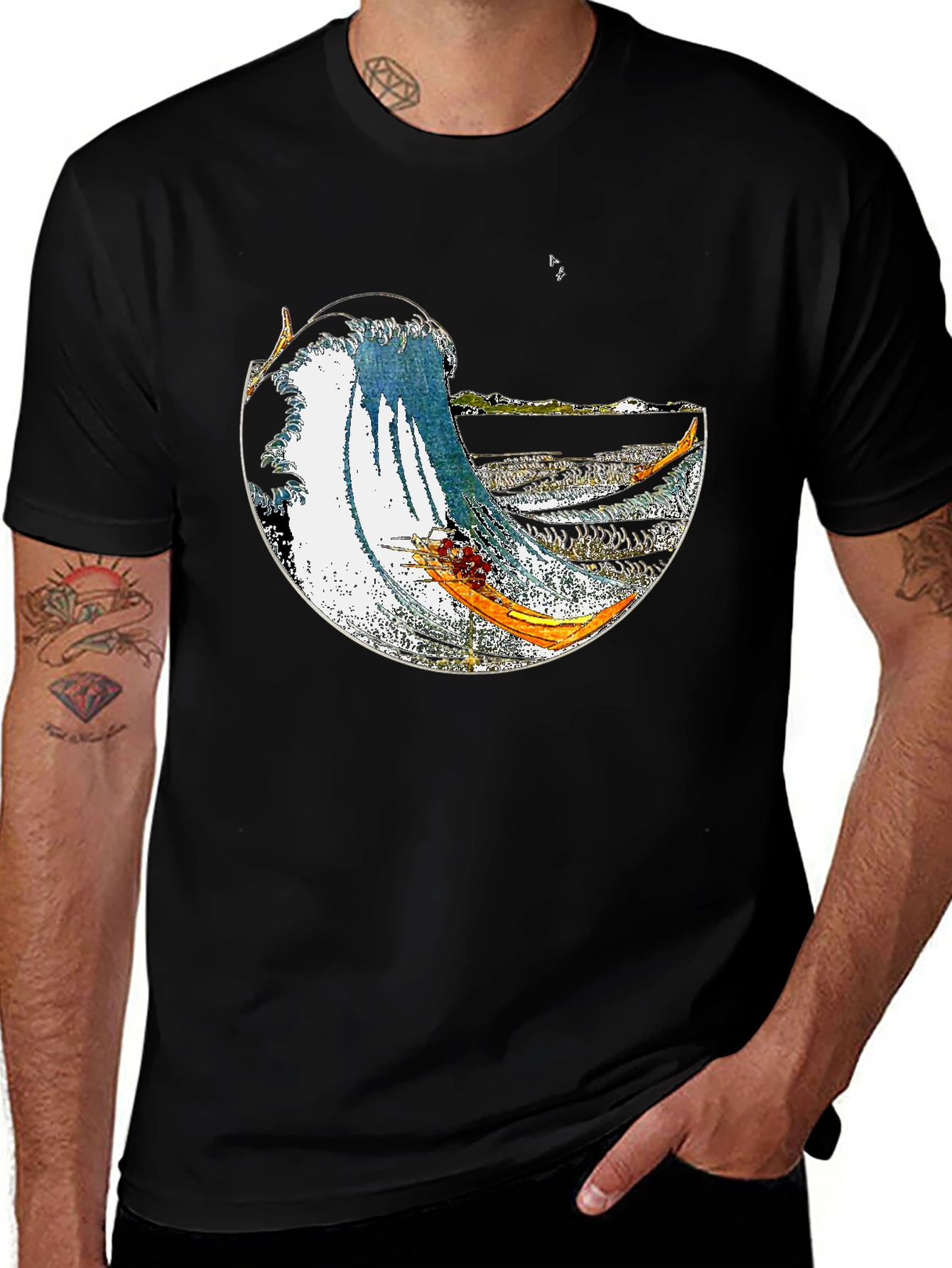 Great Wave Off Kanagawa Graphic Tee
