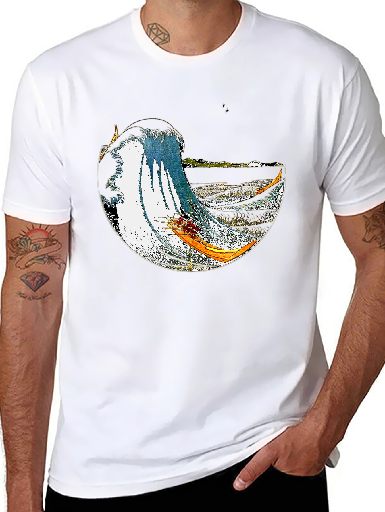 Great Wave Off Kanagawa Graphic Tee