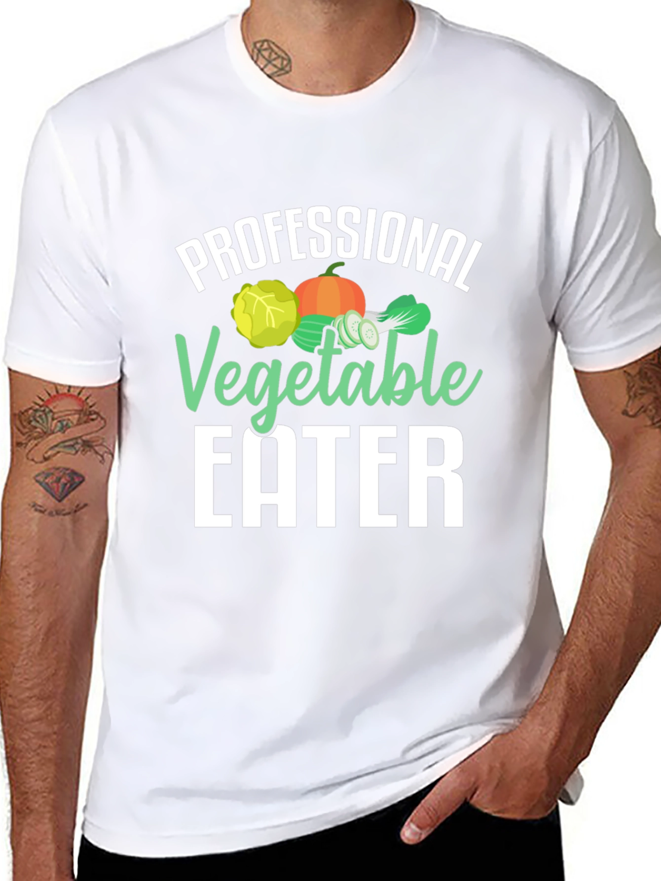 Professional Vegetable Eater Graphic T-Shirt