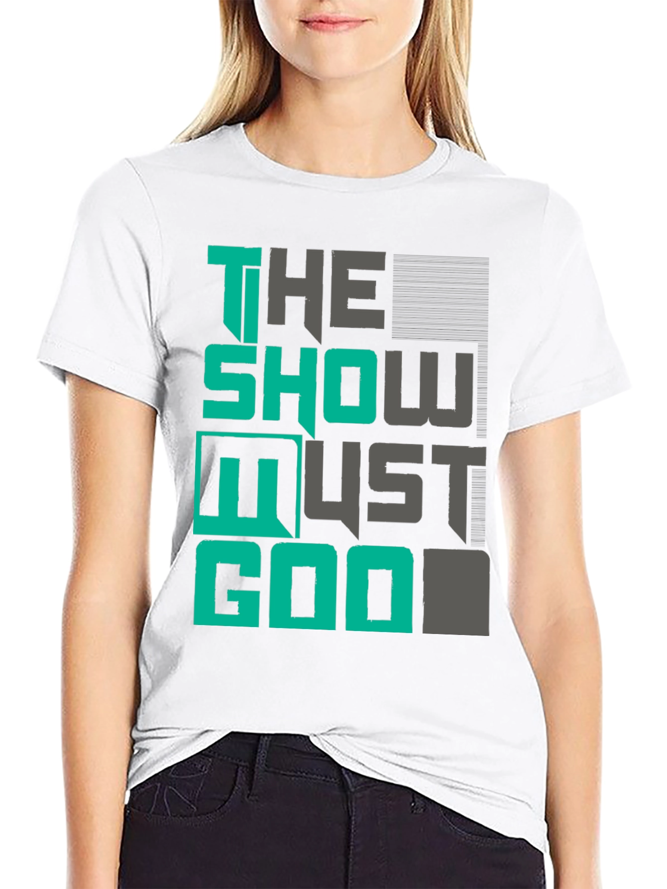 The Show Must Go On Graphic Tee