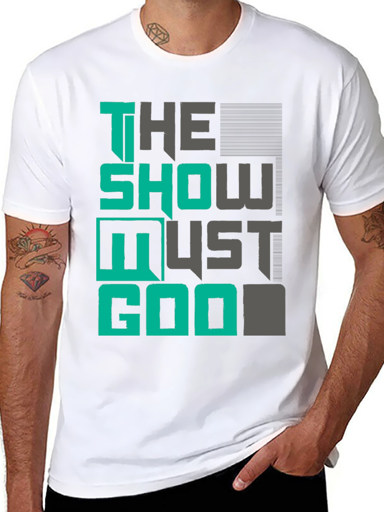 The Show Must Go On Graphic Tee