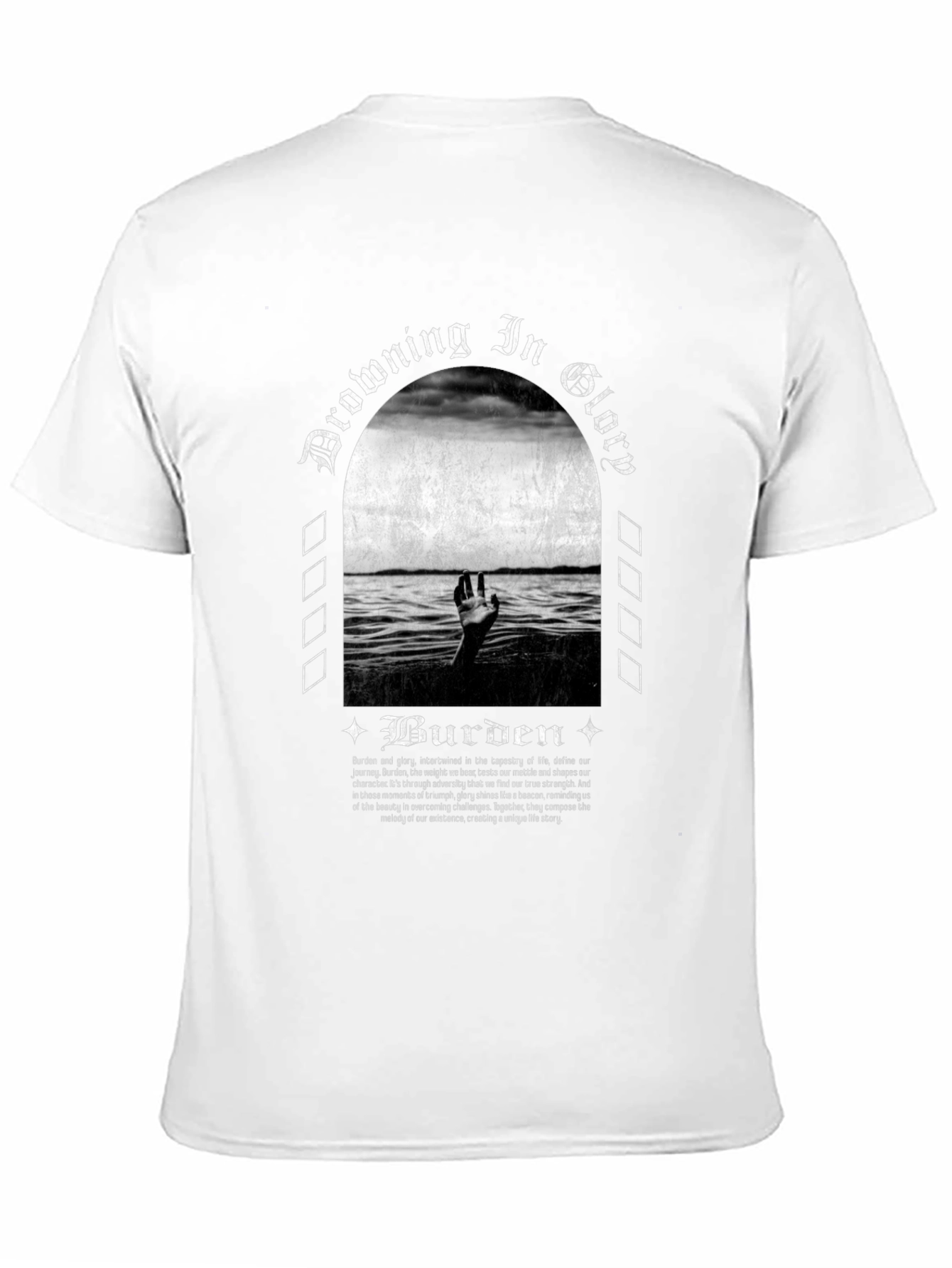 Drowning in Glory Burden Graphic Tee