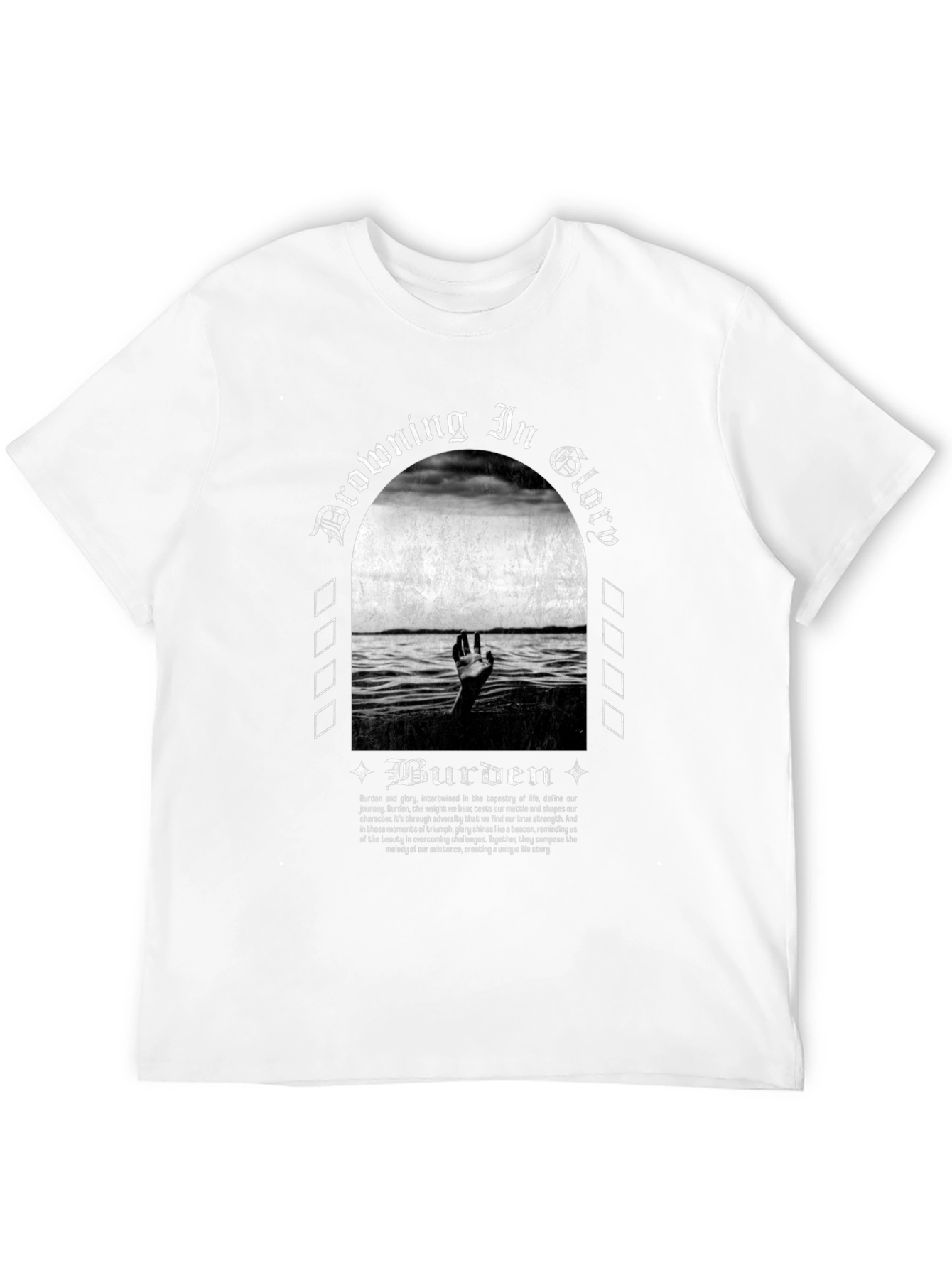 Drowning in Glory Burden Graphic Tee