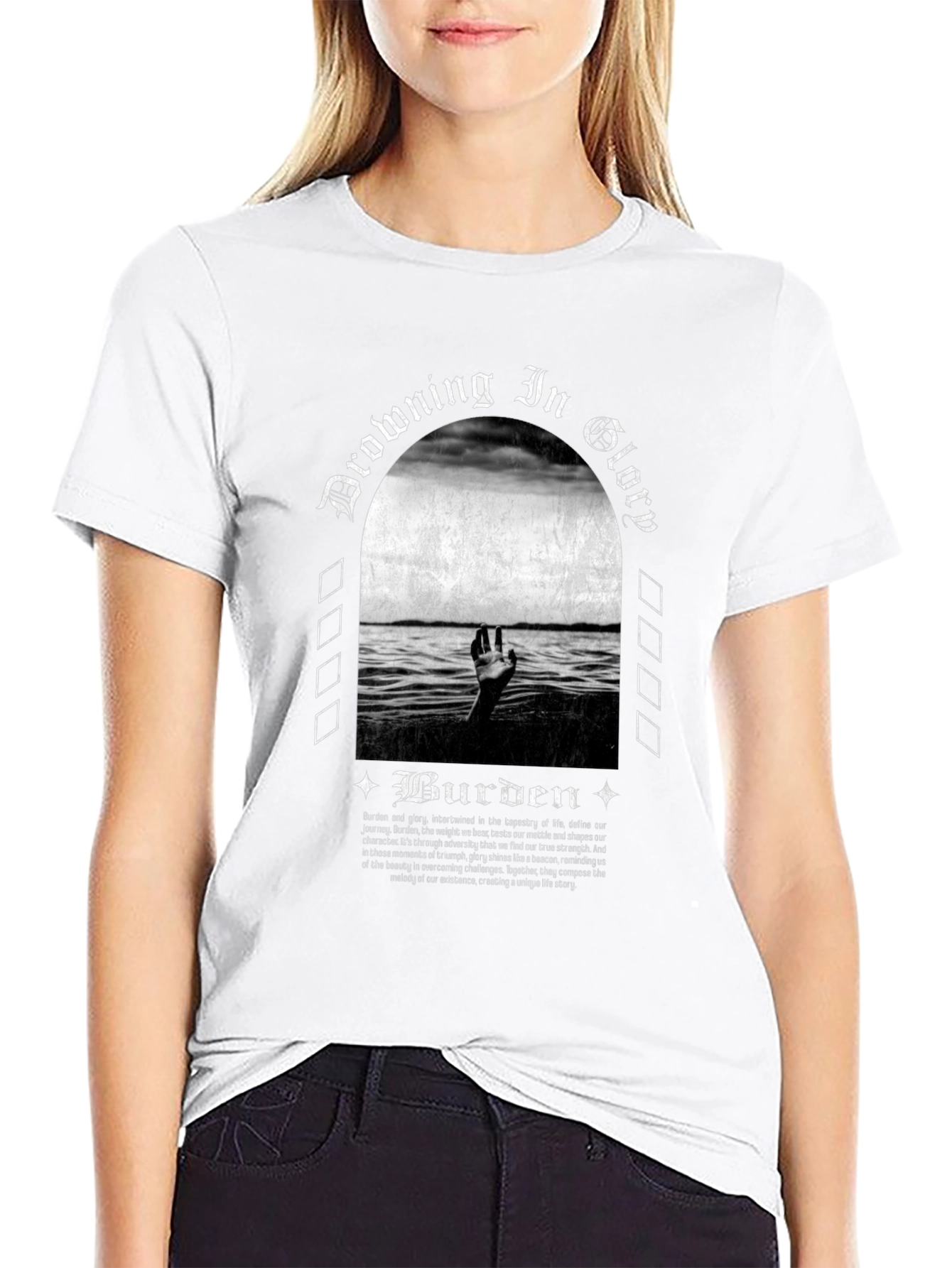Drowning in Glory Burden Graphic Tee