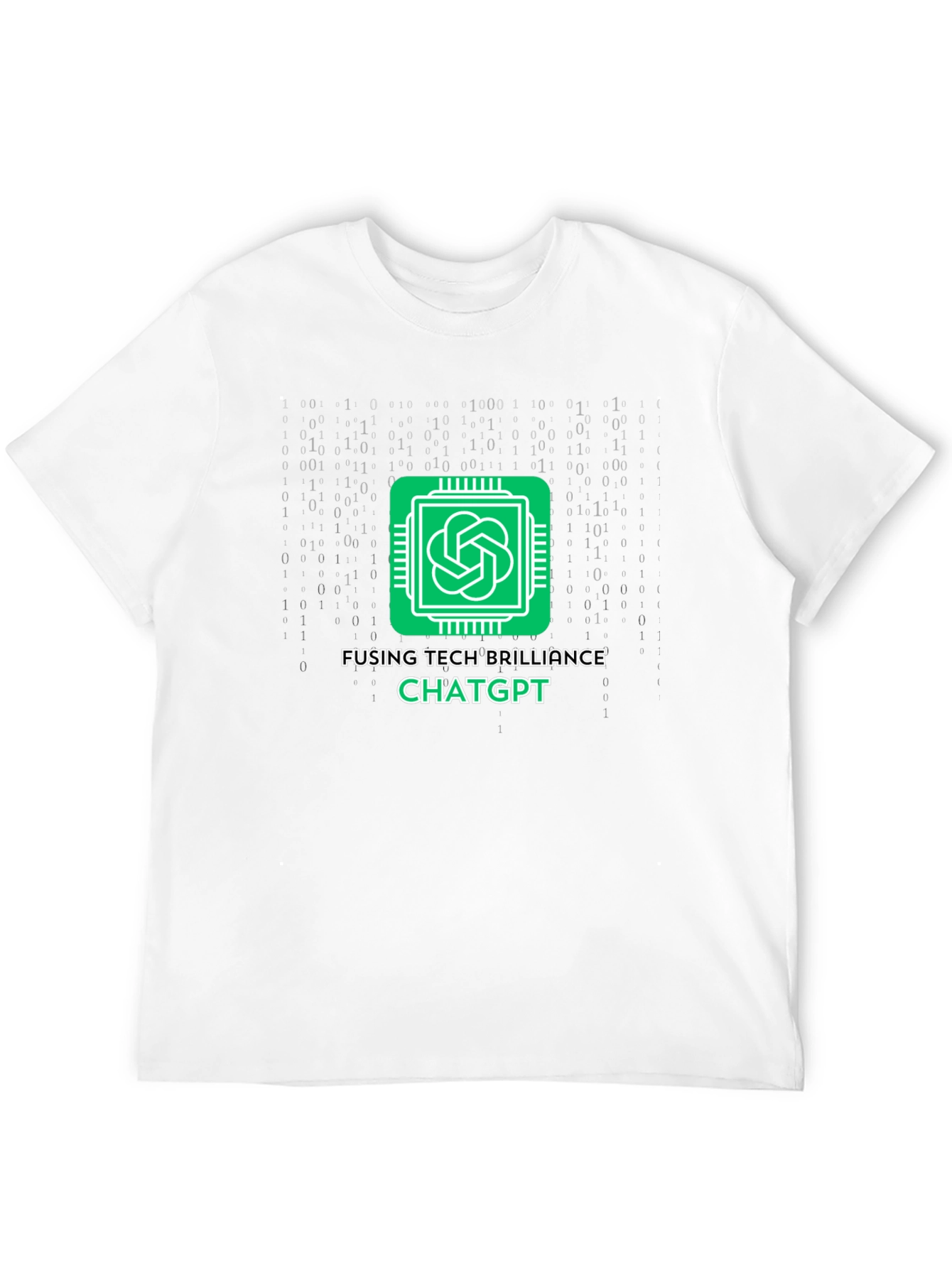 Fusing Tech Brilliance ChatGPT T-Shirt