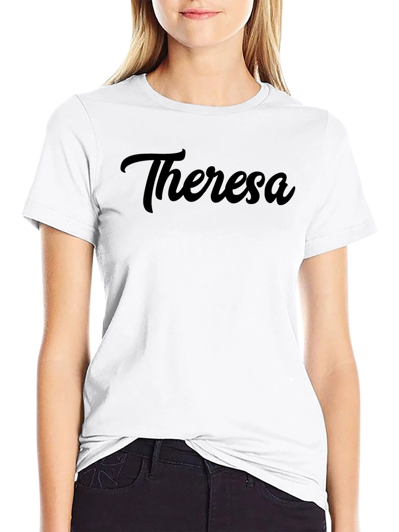Theresa T-Shirt - Classic Crew Neck Tee