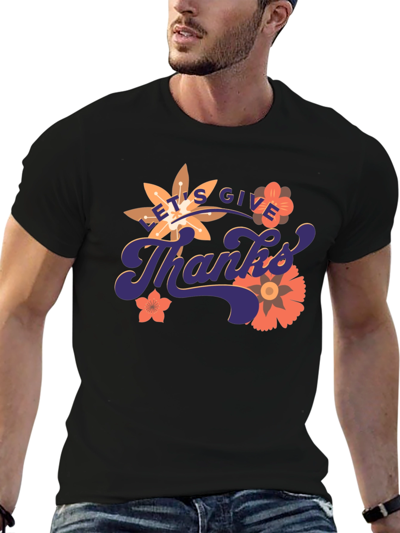 Lets Give Thanks Graphic Tee