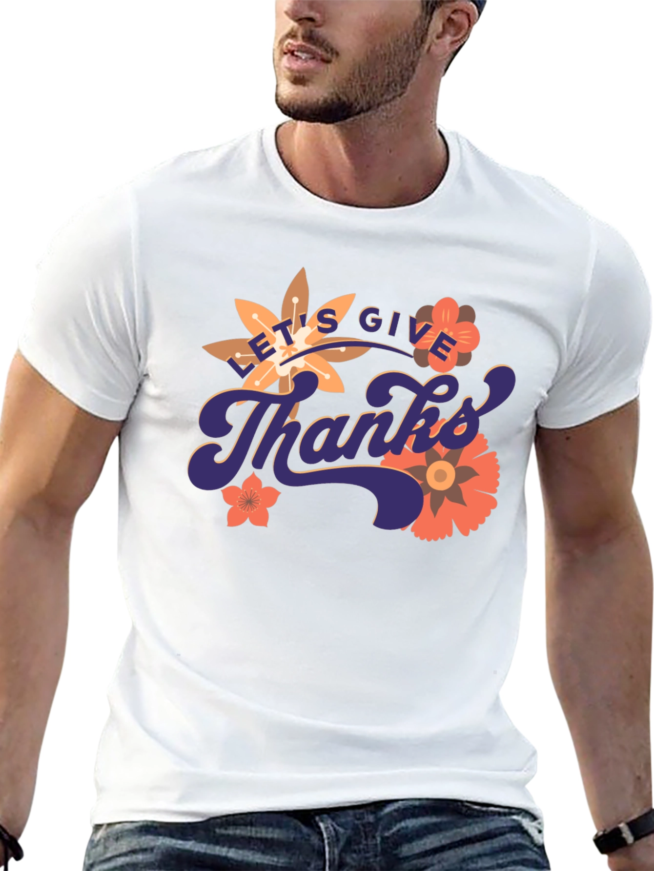 Lets Give Thanks Graphic Tee