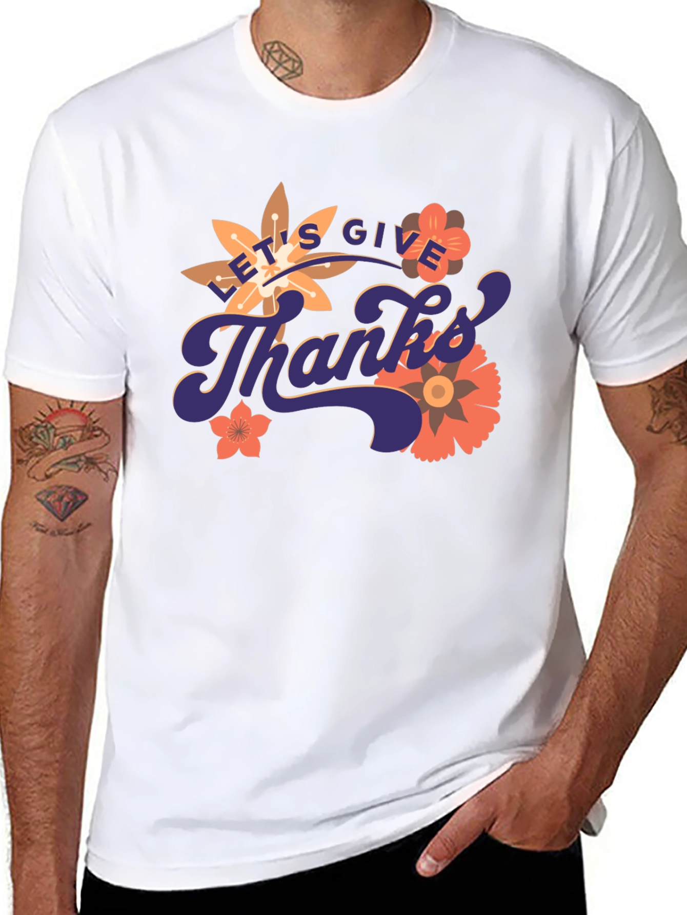 Lets Give Thanks Graphic Tee
