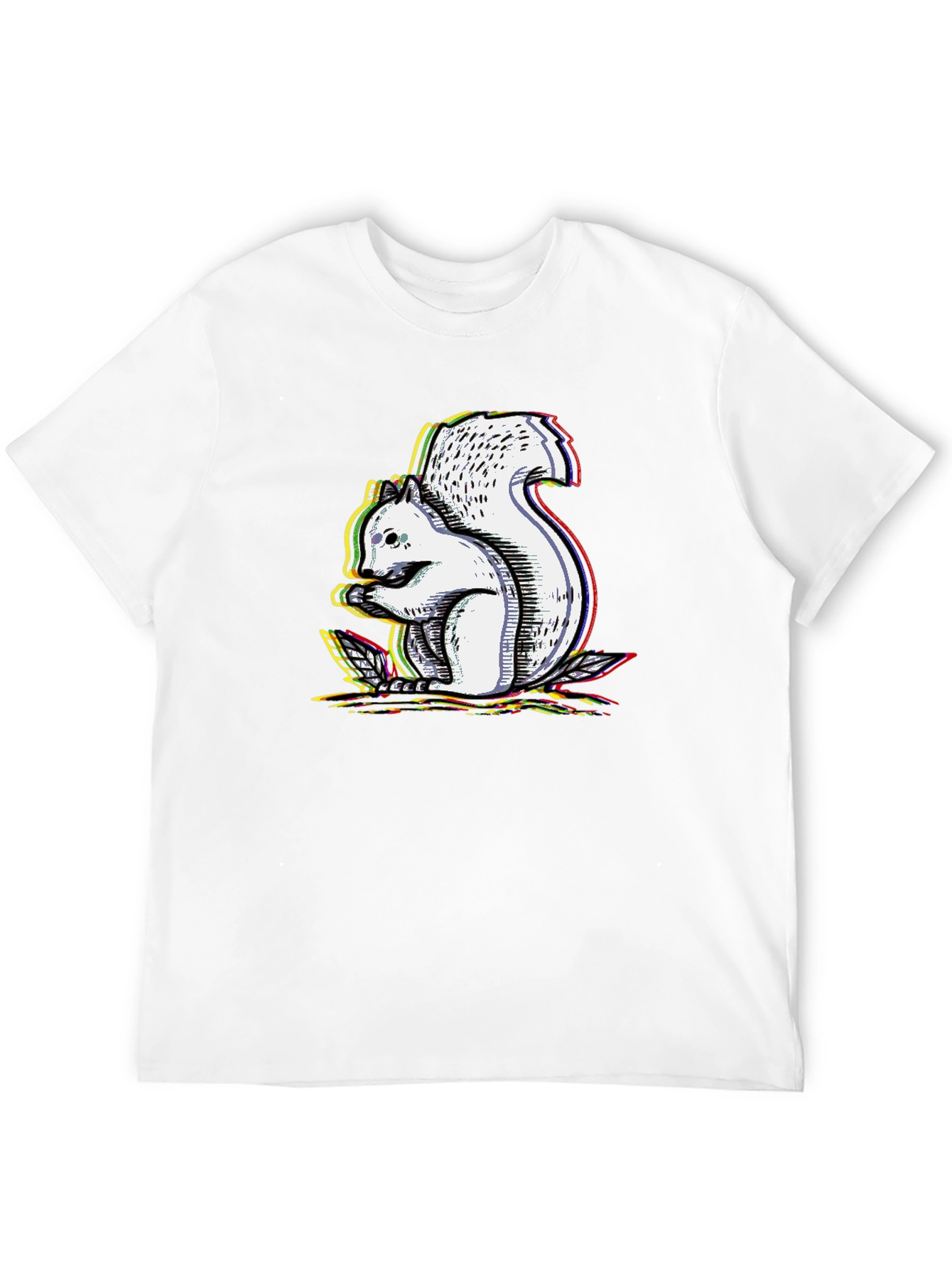 Squirrel Graphic Black T-Shirt