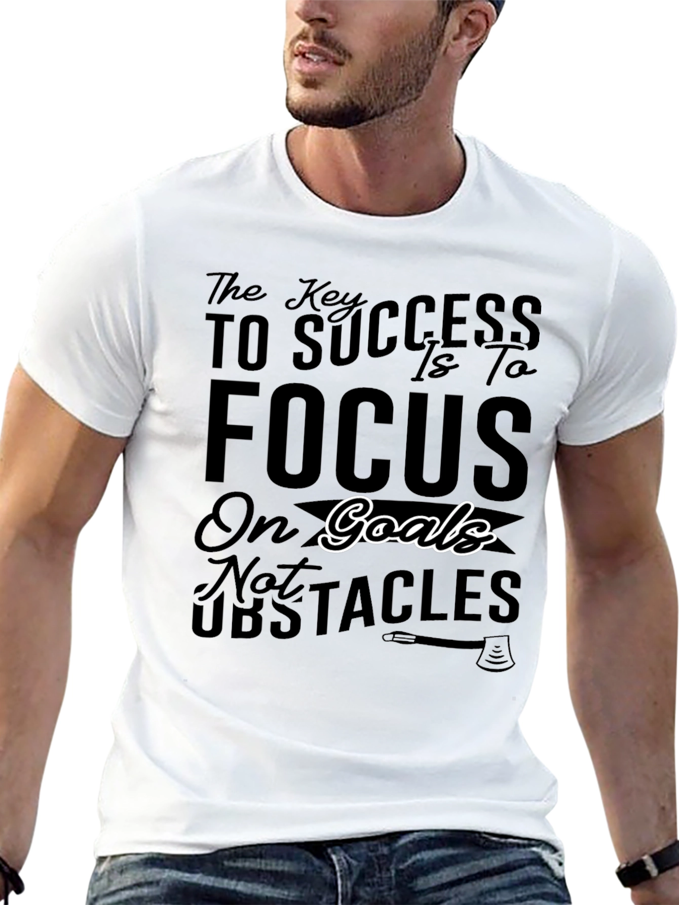 Focus on Goals T-Shirt Motivational Shirt