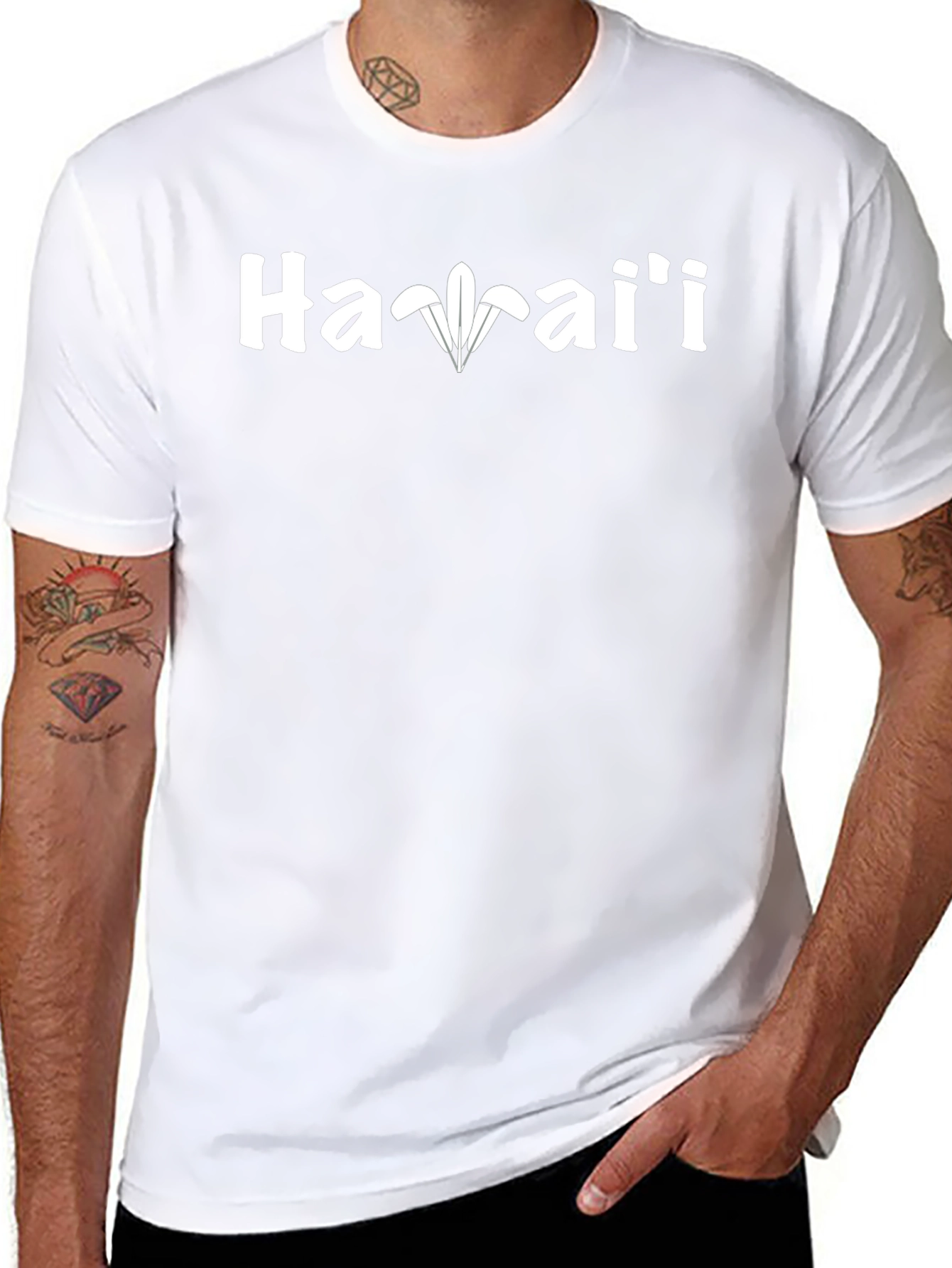 Hawaii T-Shirt - Stylish Black Tee