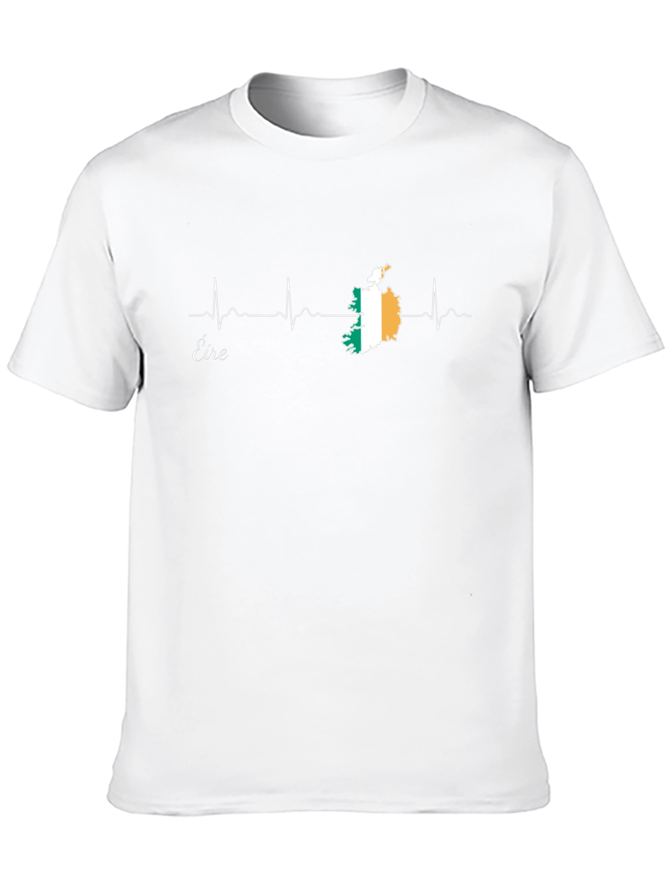 Ireland Heartbeat T-Shirt - Eire Pride Tee