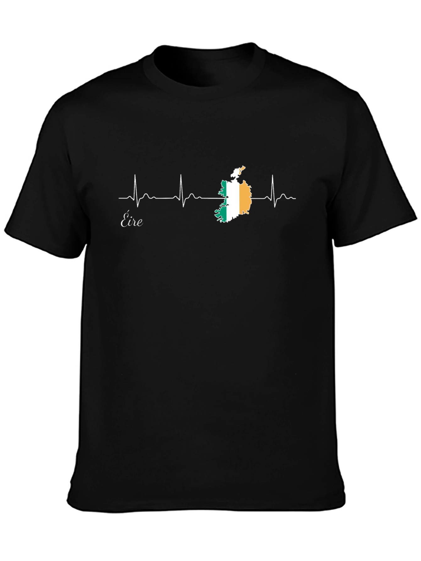 Ireland Heartbeat T-Shirt - Eire Pride Tee