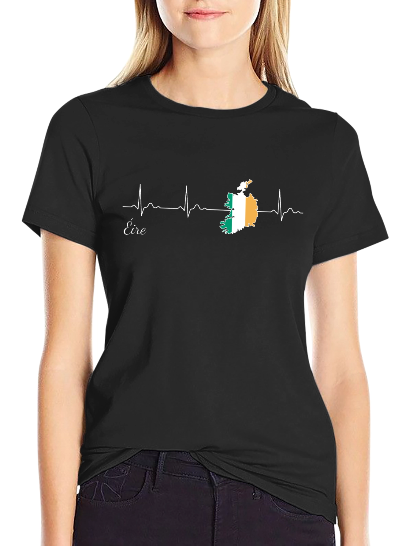 Ireland Heartbeat T-Shirt - Eire Pride Tee