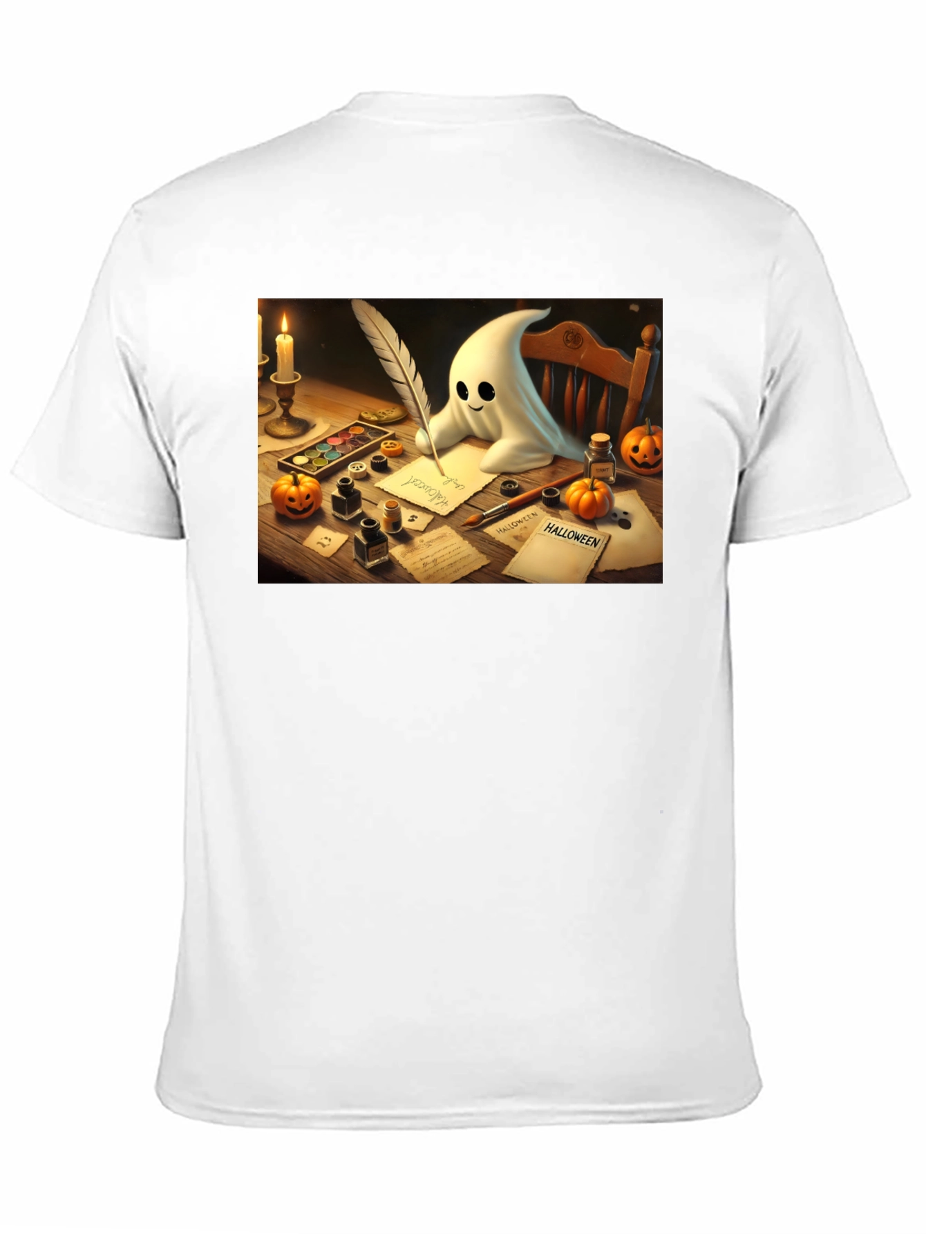 Spooky Season Ghost Writer T-Shirt