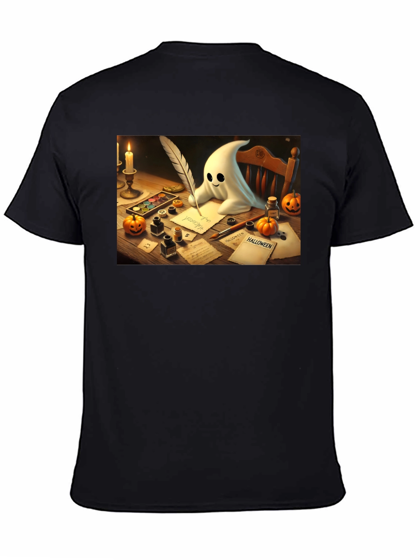 Spooky Season Ghost Writer T-Shirt